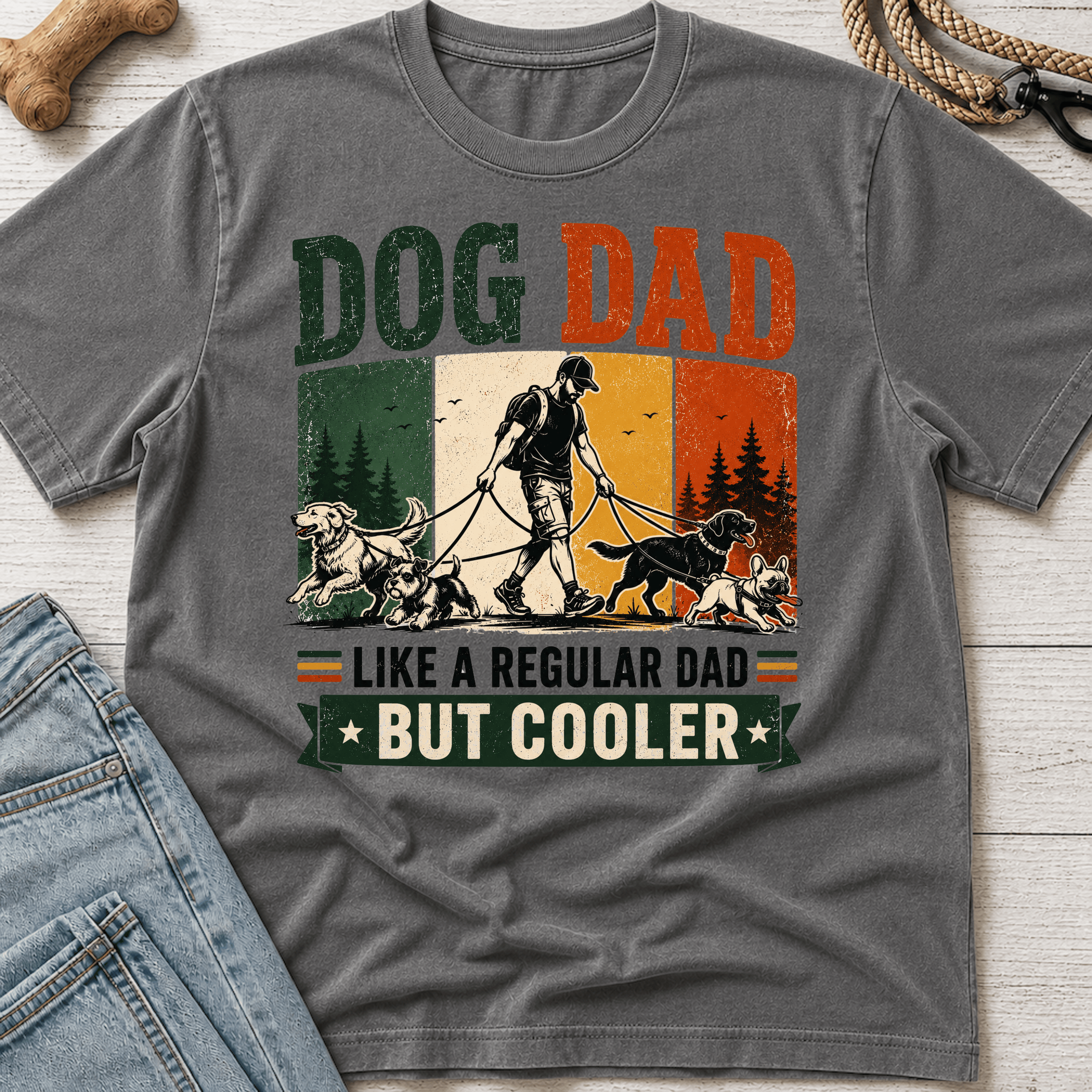 Dog Dad Cooler T-Shirt