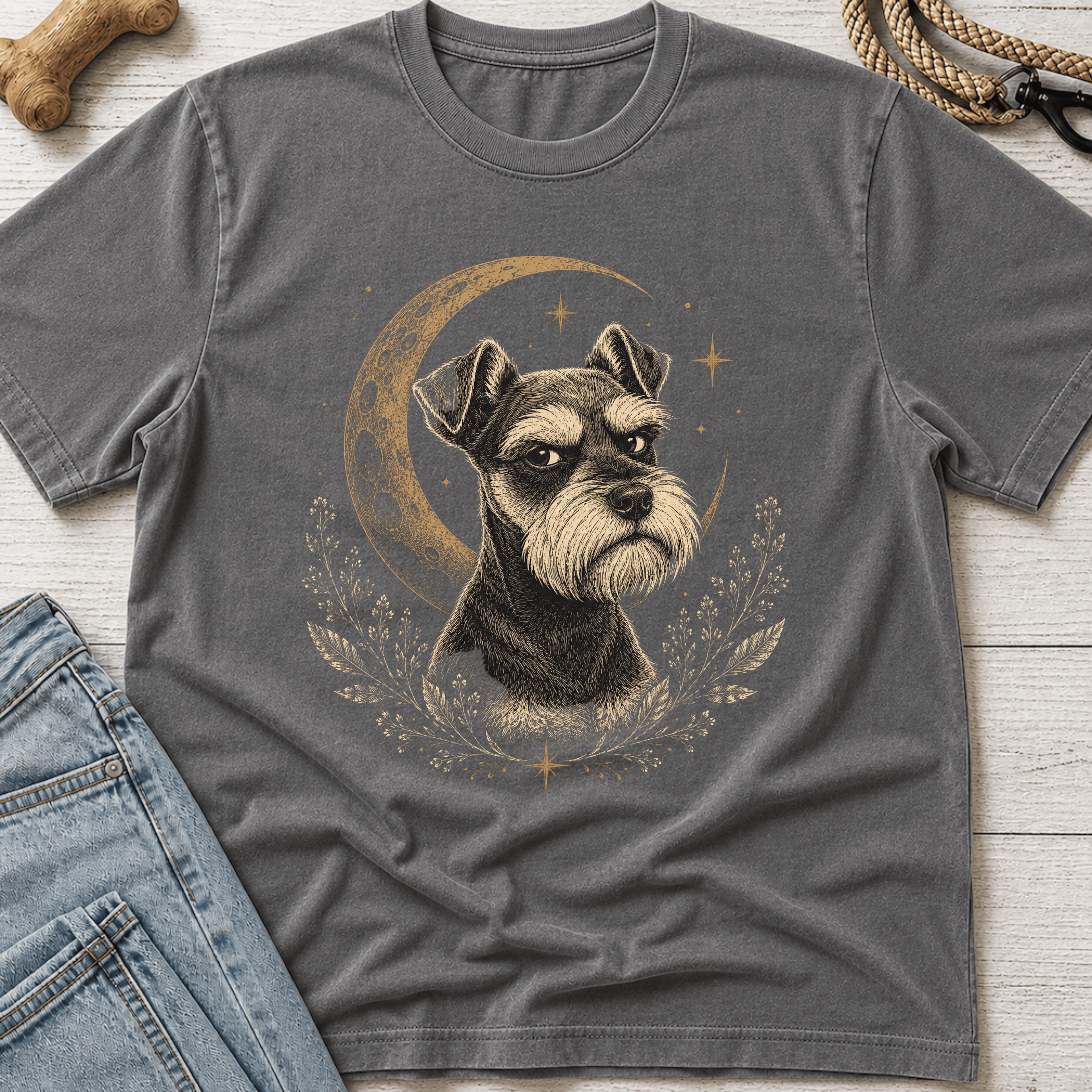 Schnauzer Moon T-Shirt