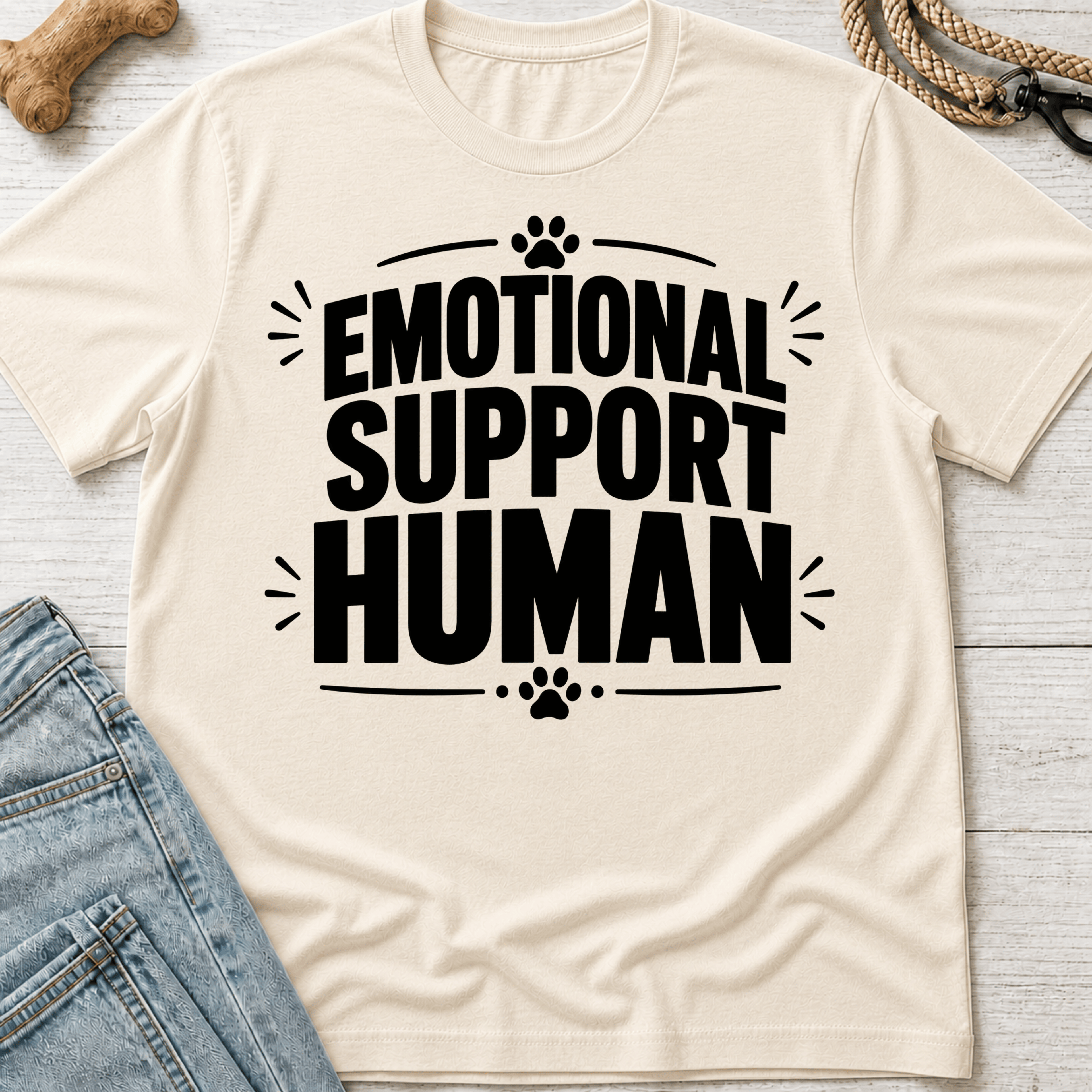 Emotional Support Human T-Shirt