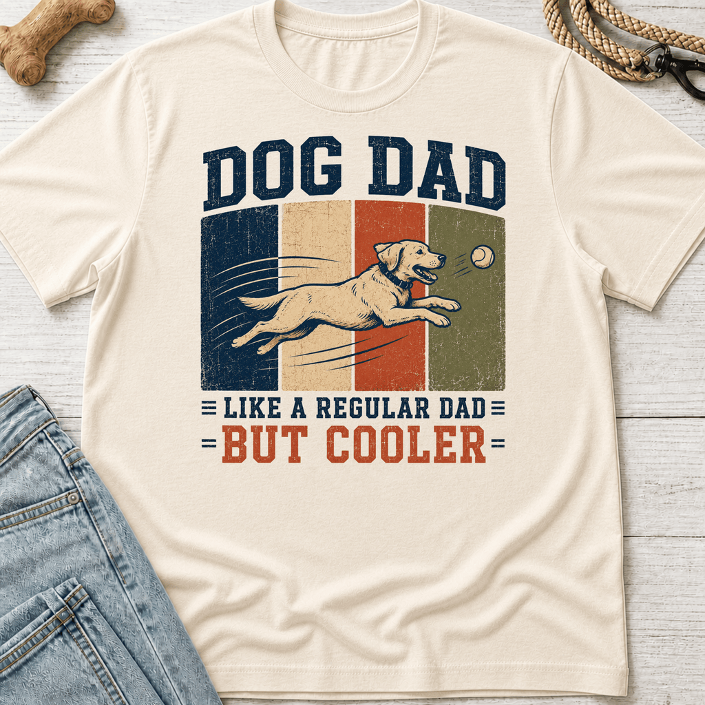 Cooler Dog Dad T-Shirt