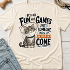 Cat Ends Up in a ConeT-Shirt