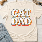Cat Dad Retro T-Shirt