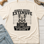 Criminal Record: Extensive T-Shirt