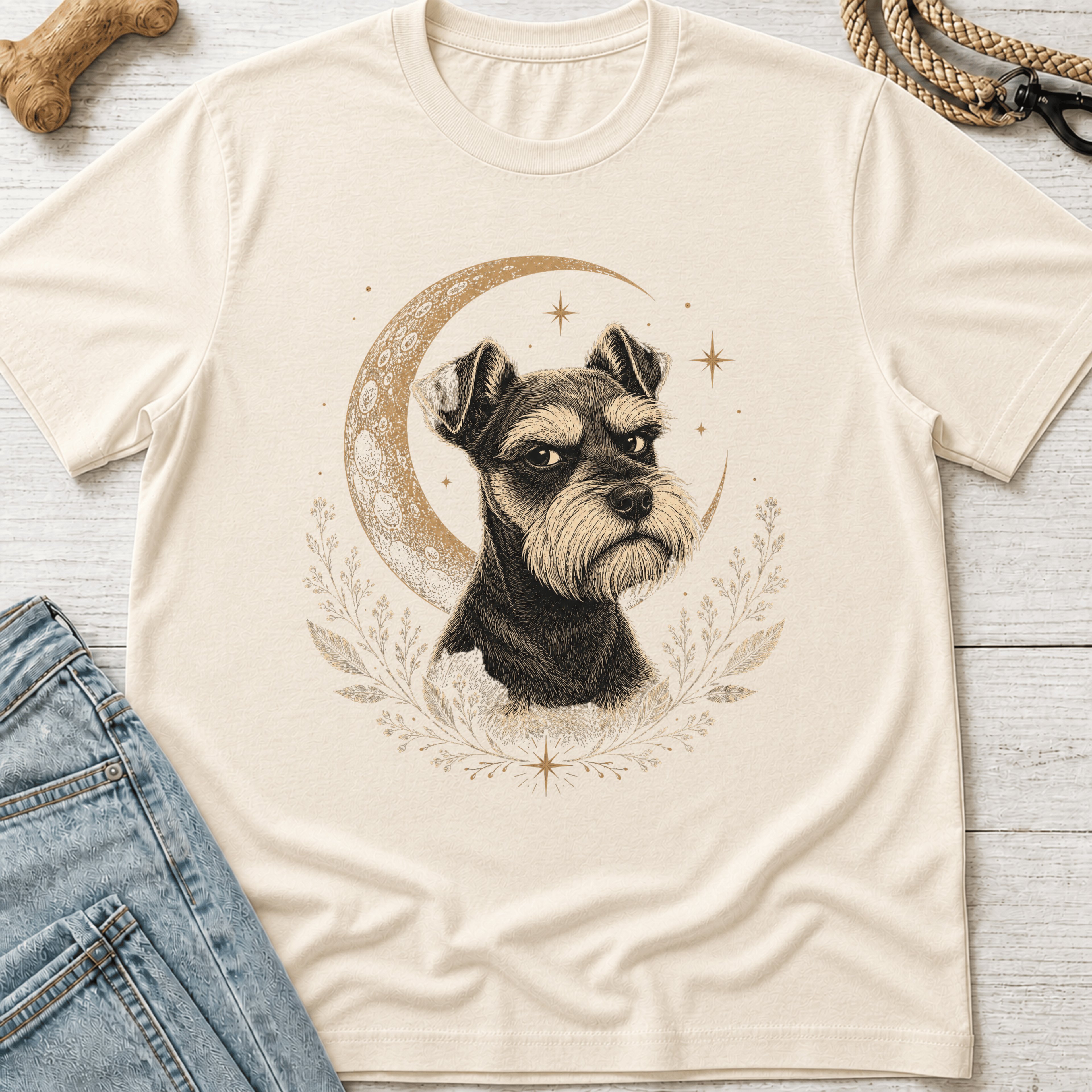 Schnauzer Moon T-Shirt