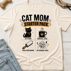 Cat Mom Starter Pack T-Shirt