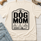 Dog Mom Tag T-Shirt