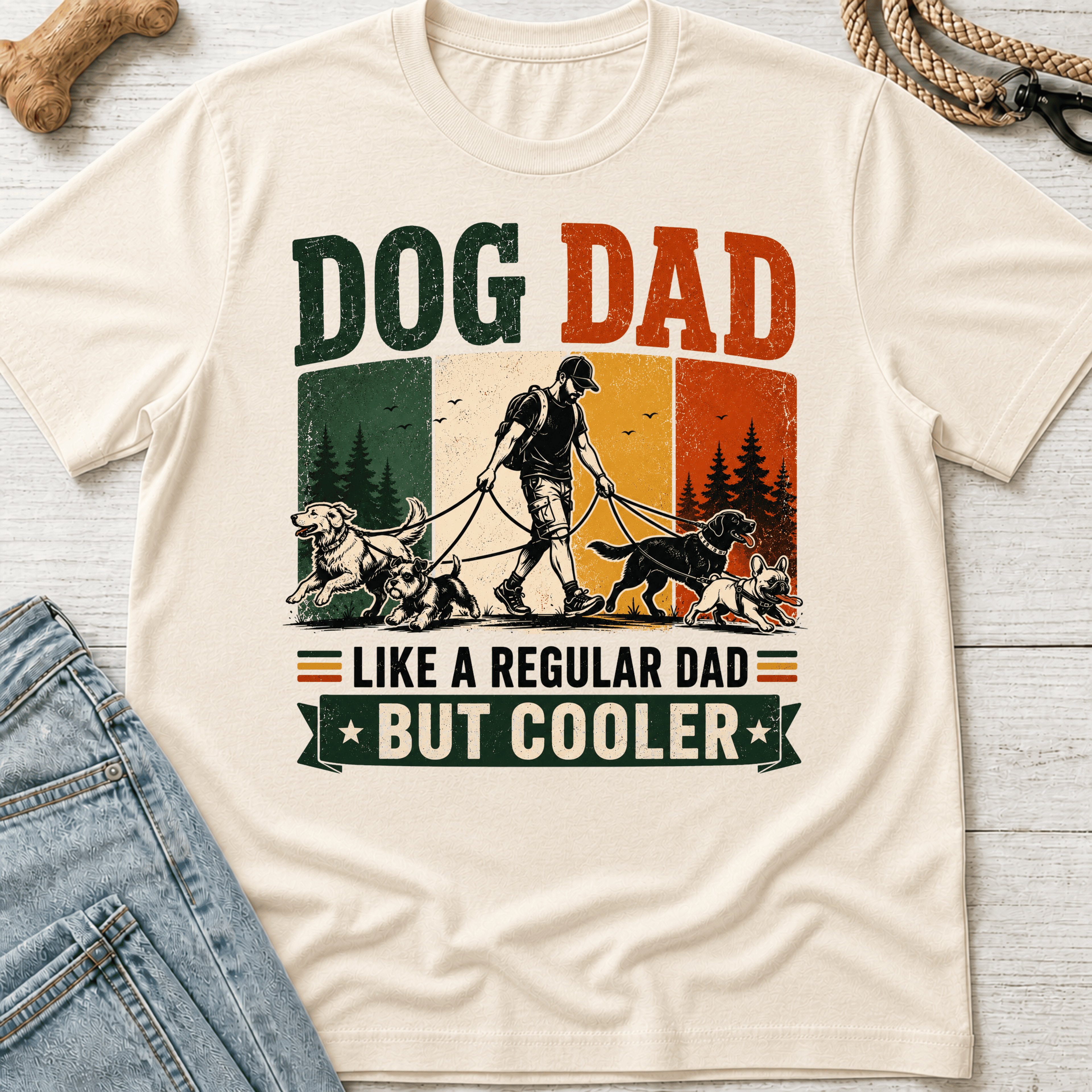 Dog Dad Cooler T-Shirt
