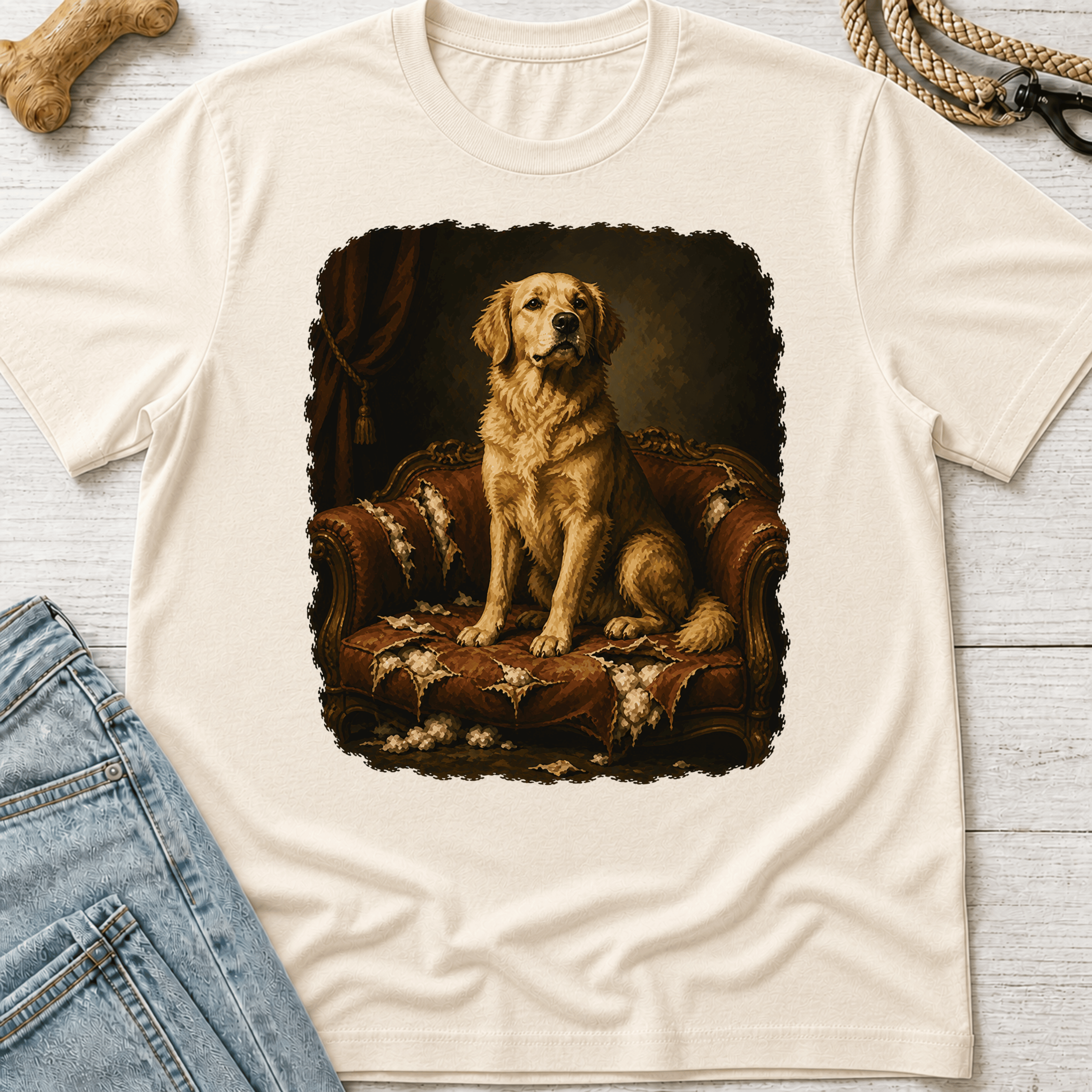 Dog vs Couch T-Shirt
