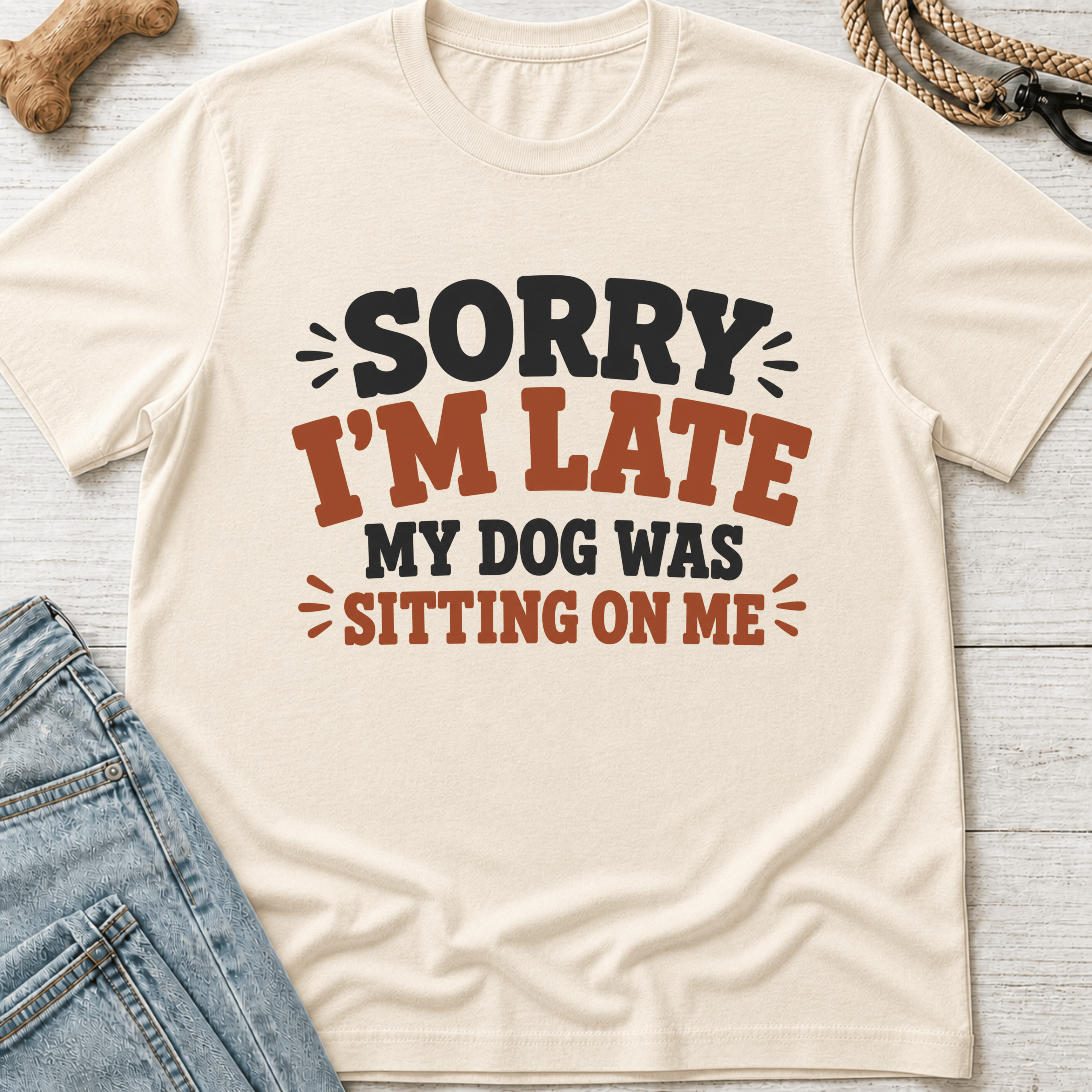 My Dog Was Sitting on Me T-Shirt