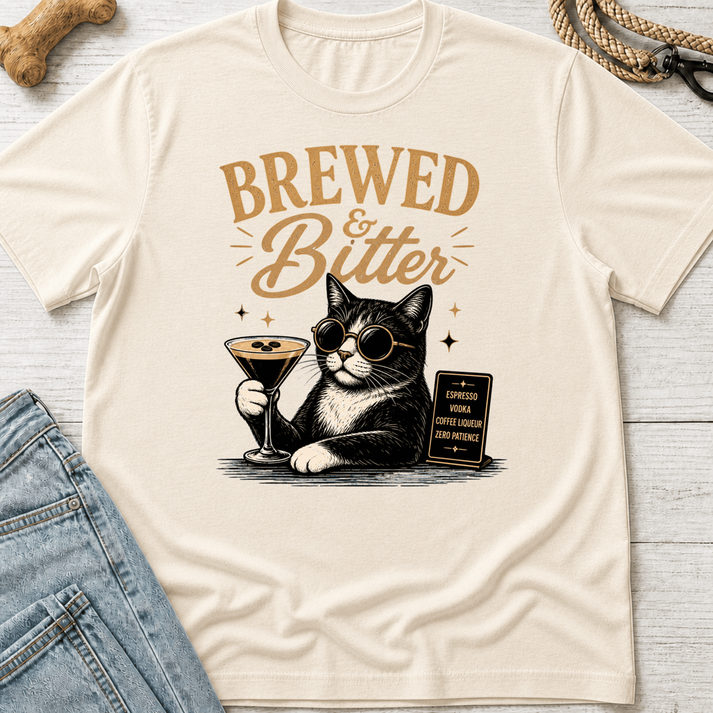 Cat Martini T-Shirt
