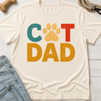 Cat Dad Colorful T-Shirt