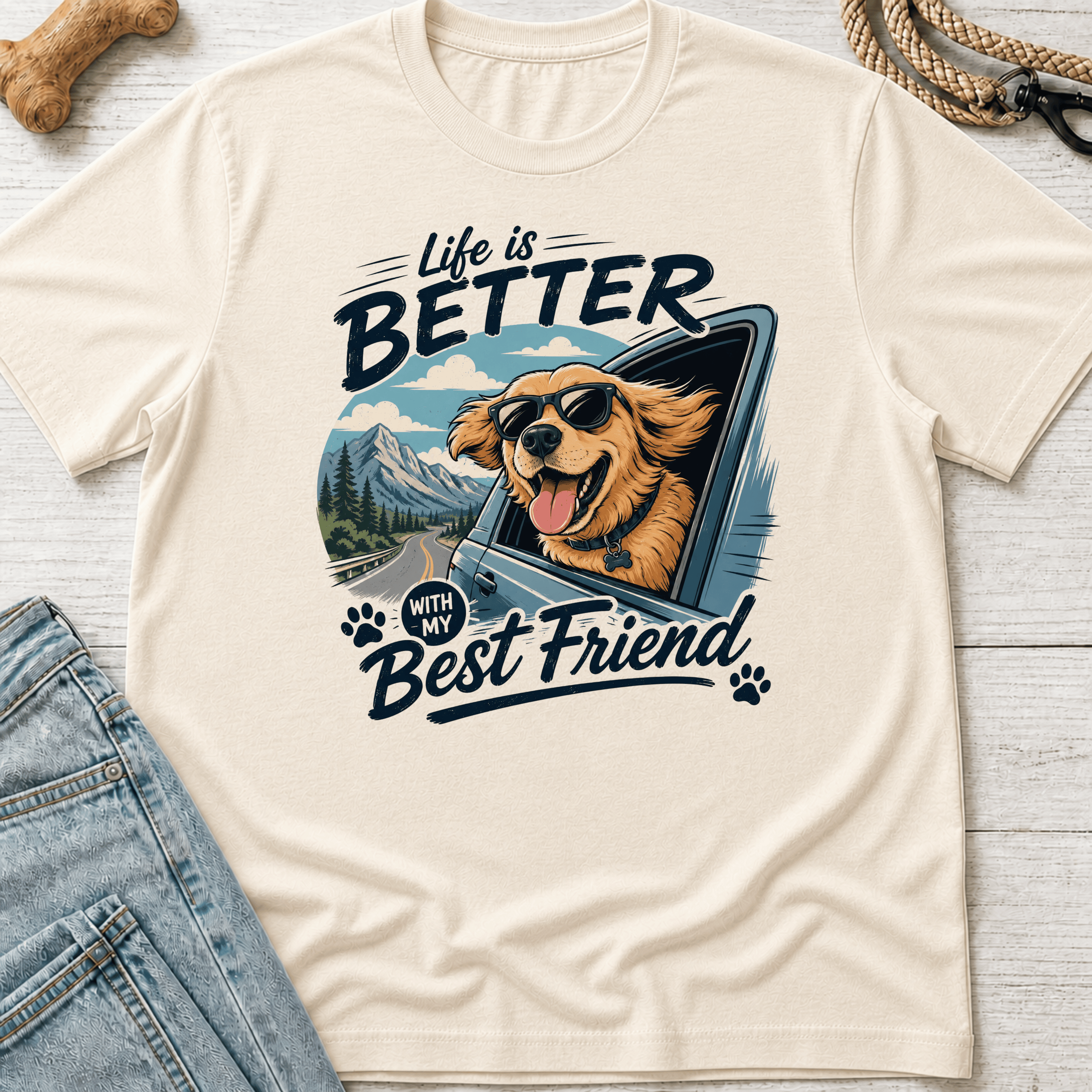 Life is Better with My Best Friend T-Shirt