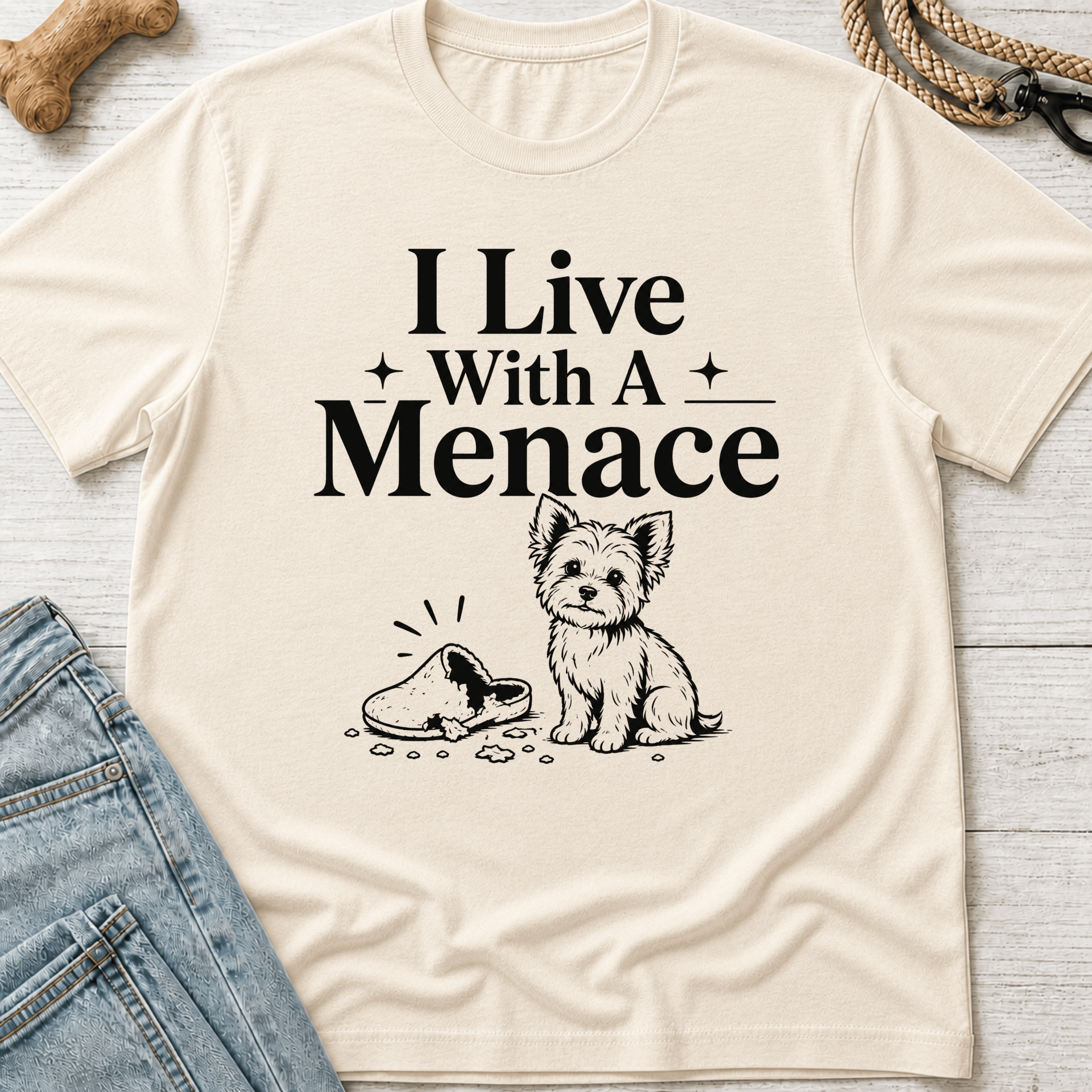 Menace Yorkie T-Shirt