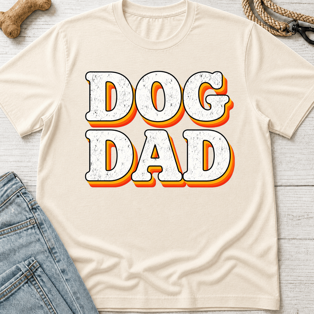Dog Dad Retro T-Shirt