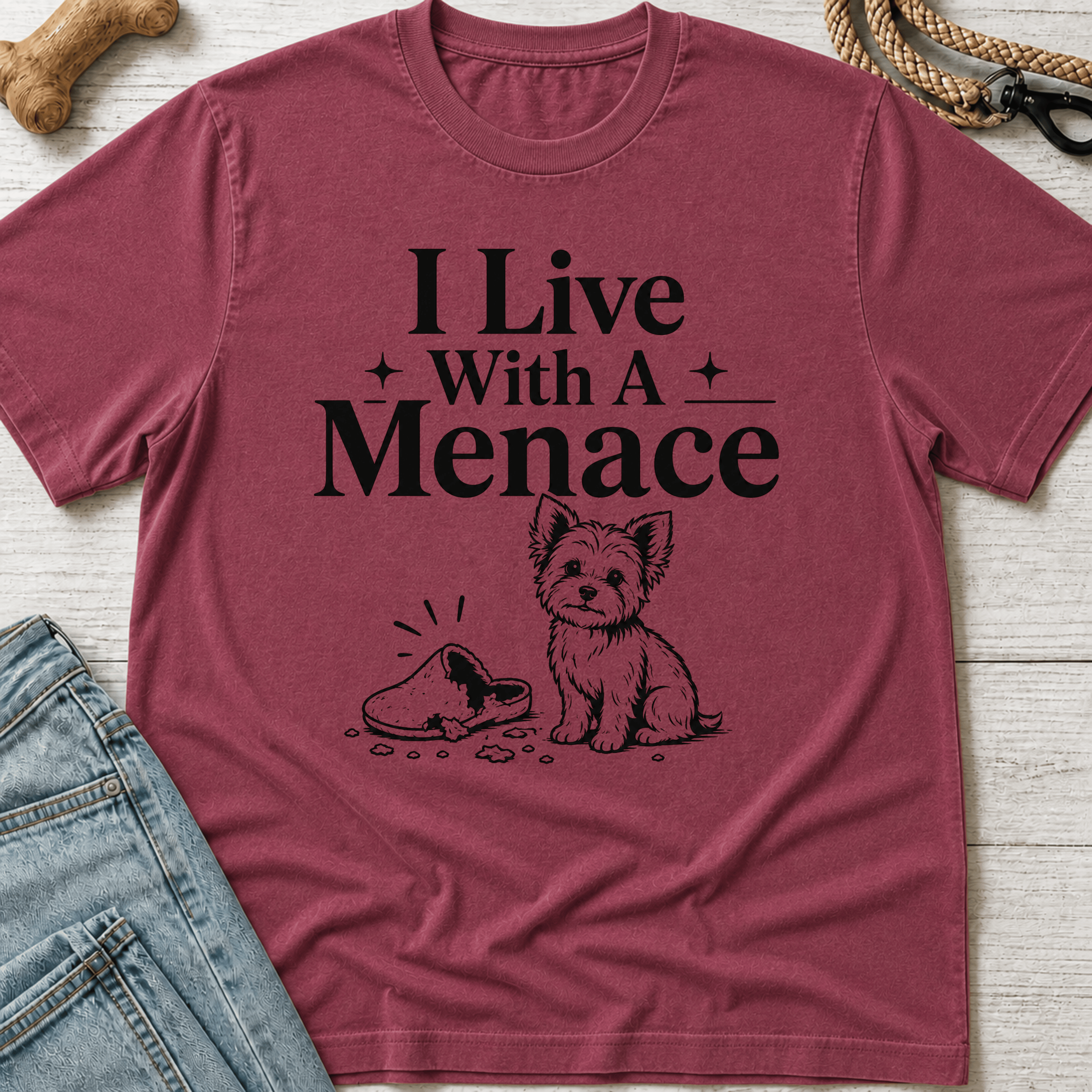 Menace Yorkie T-Shirt