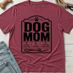 Dog Mom Tag T-Shirt