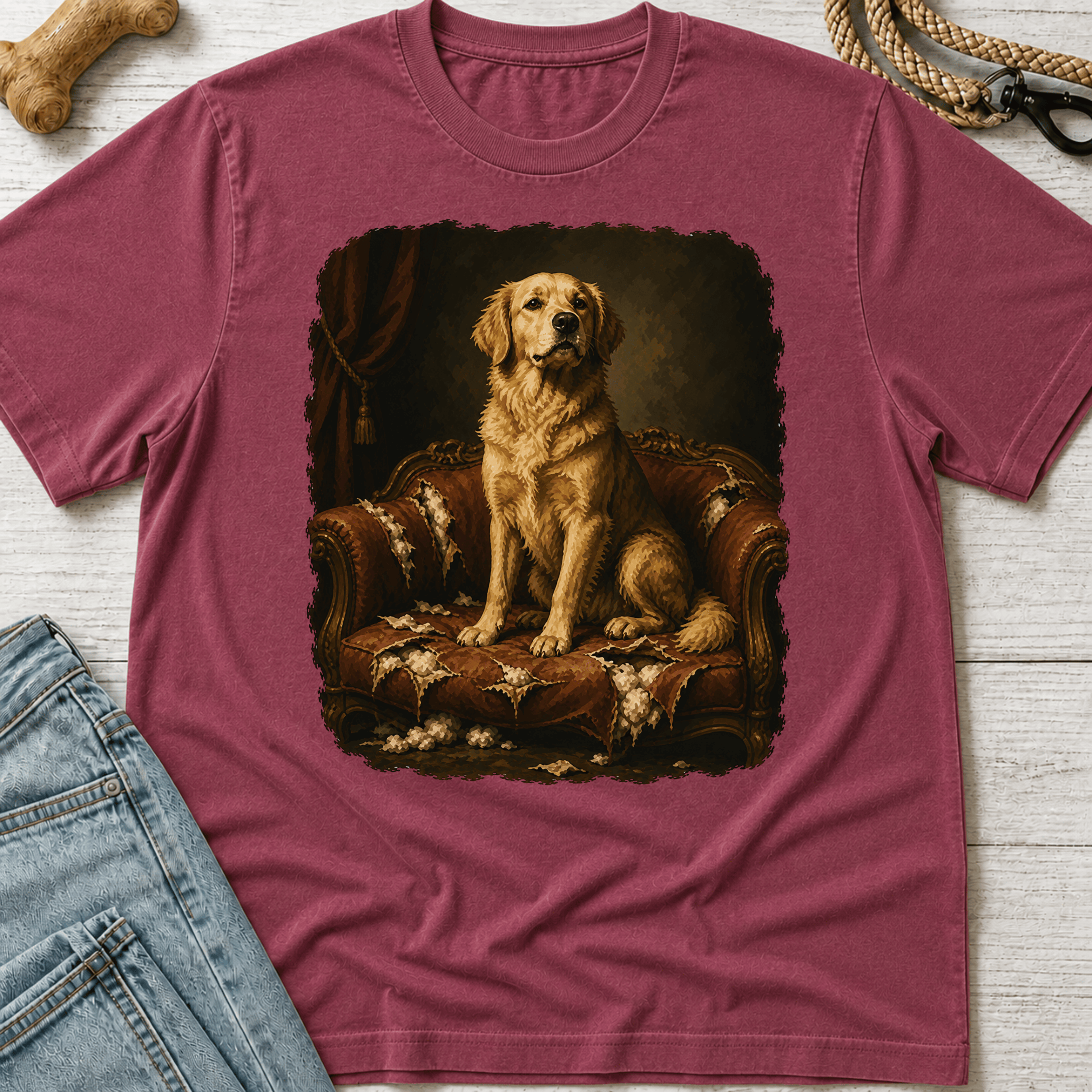 Dog vs Couch T-Shirt