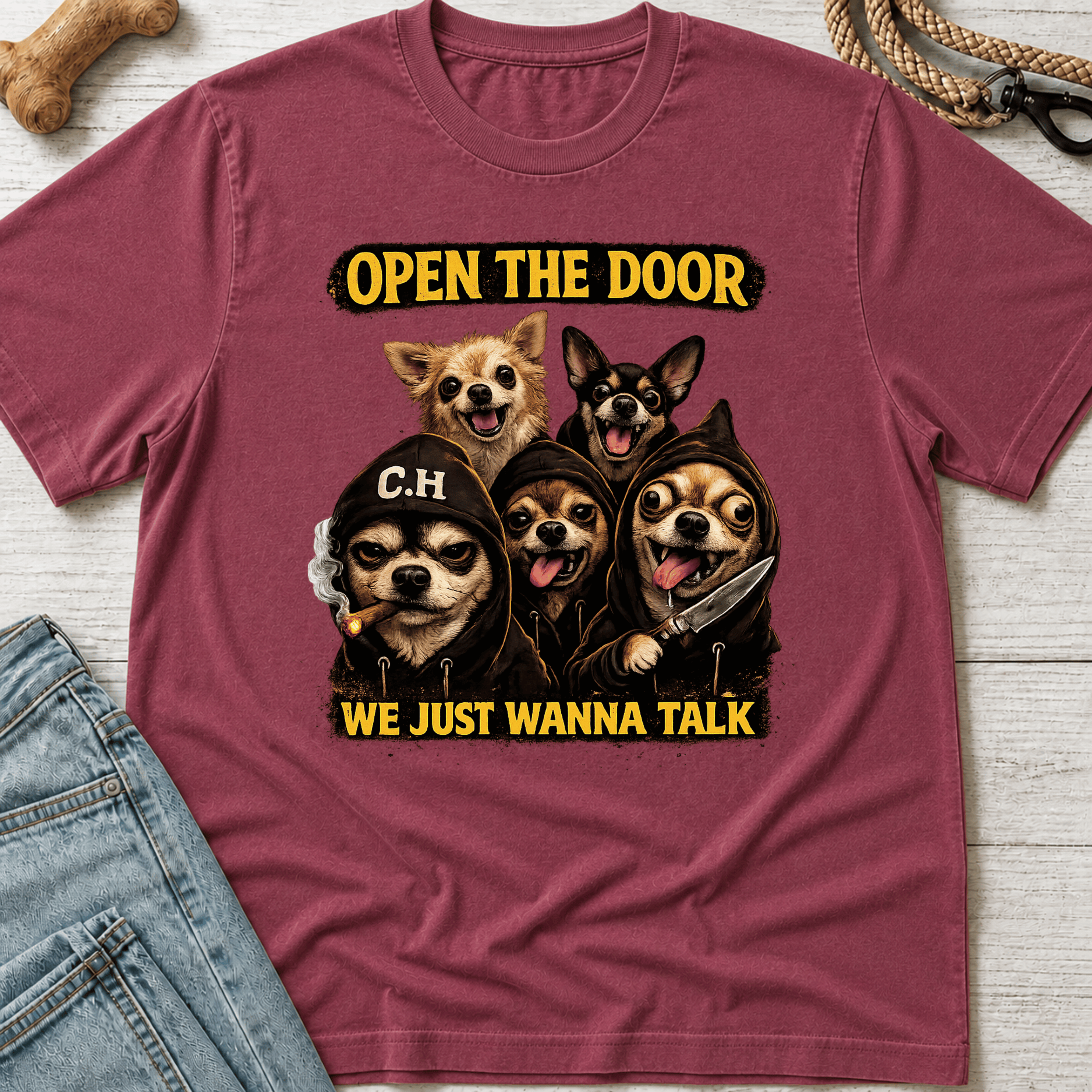 Open the Door Chihuahua T-Shirt