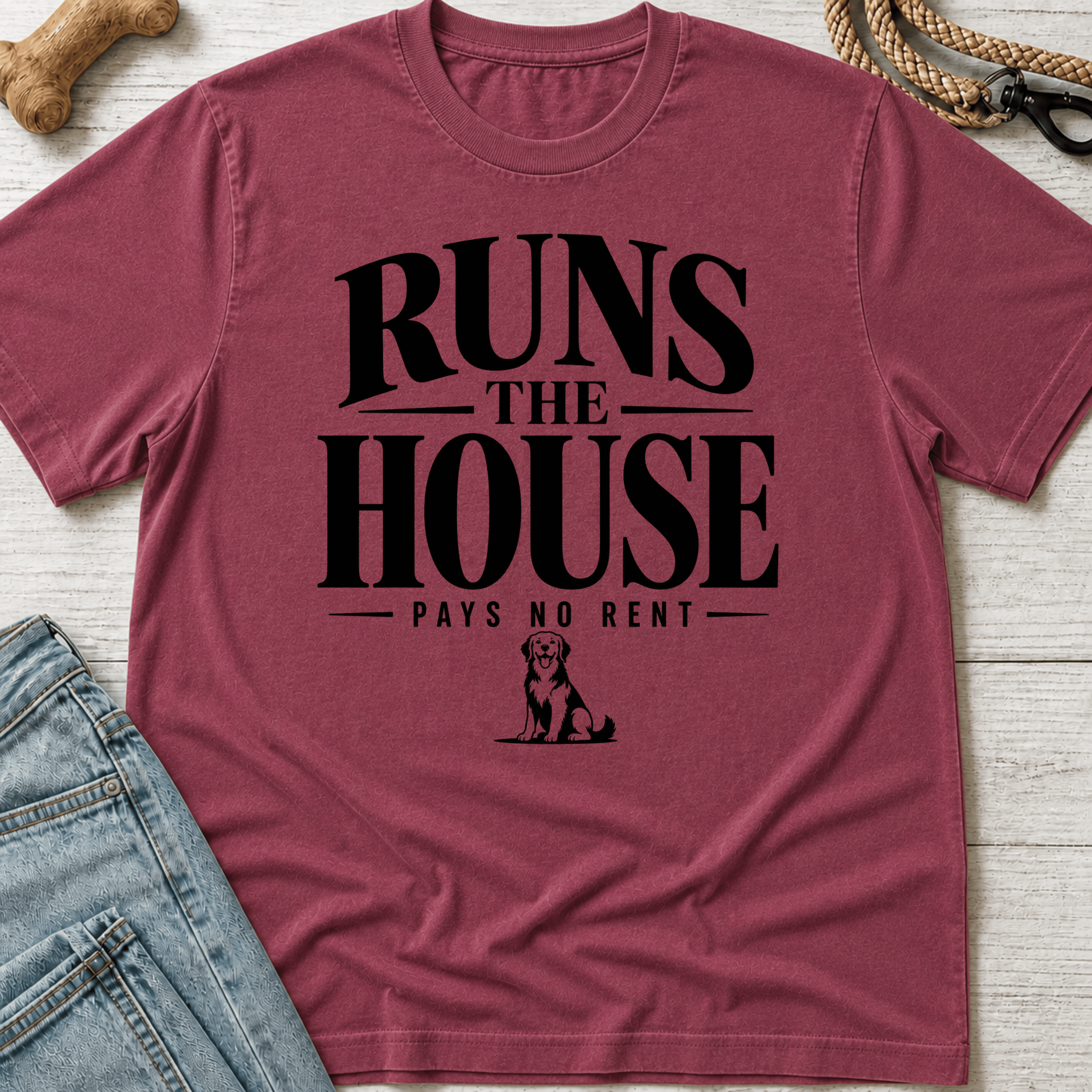 Dog Runs the House T-Shirt