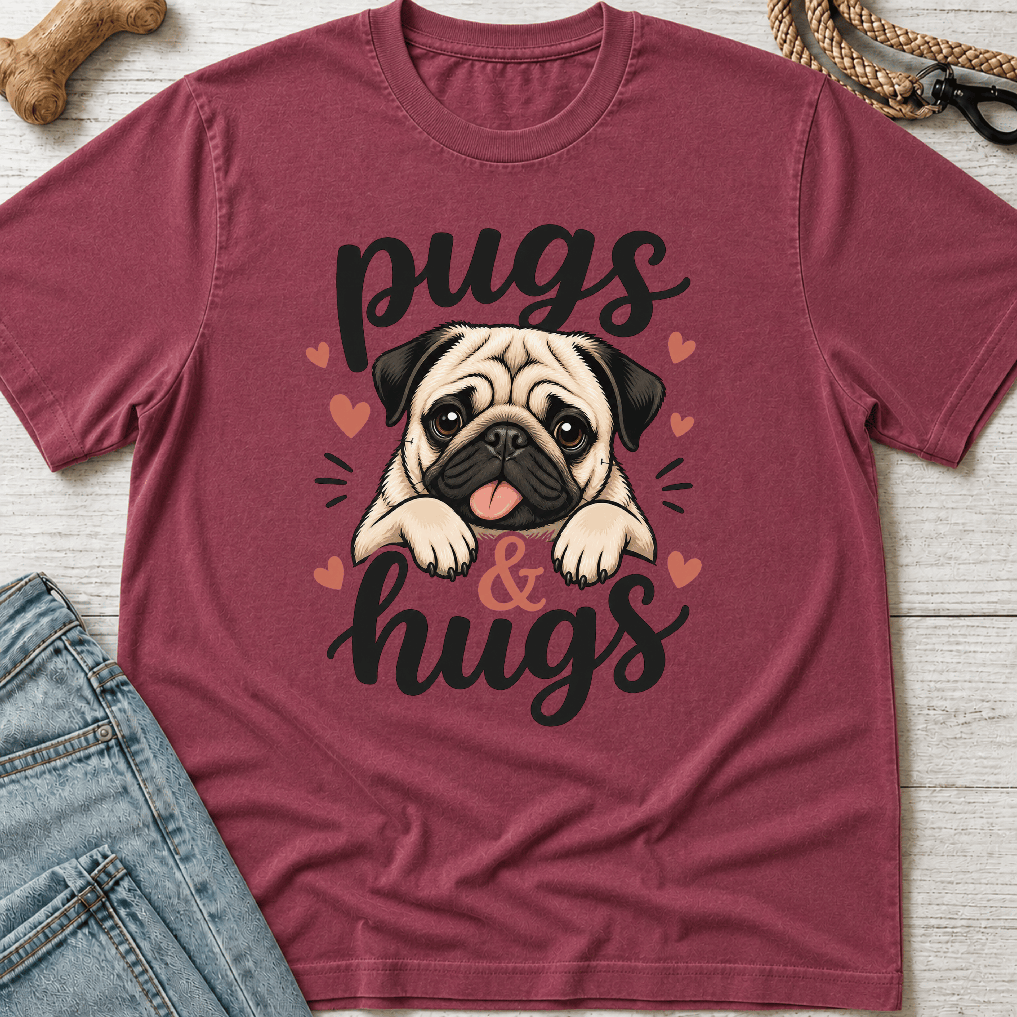 Pugs & Hugs T-Shirt