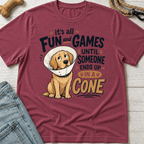 Dog Ends Up in a Cone T-Shirt