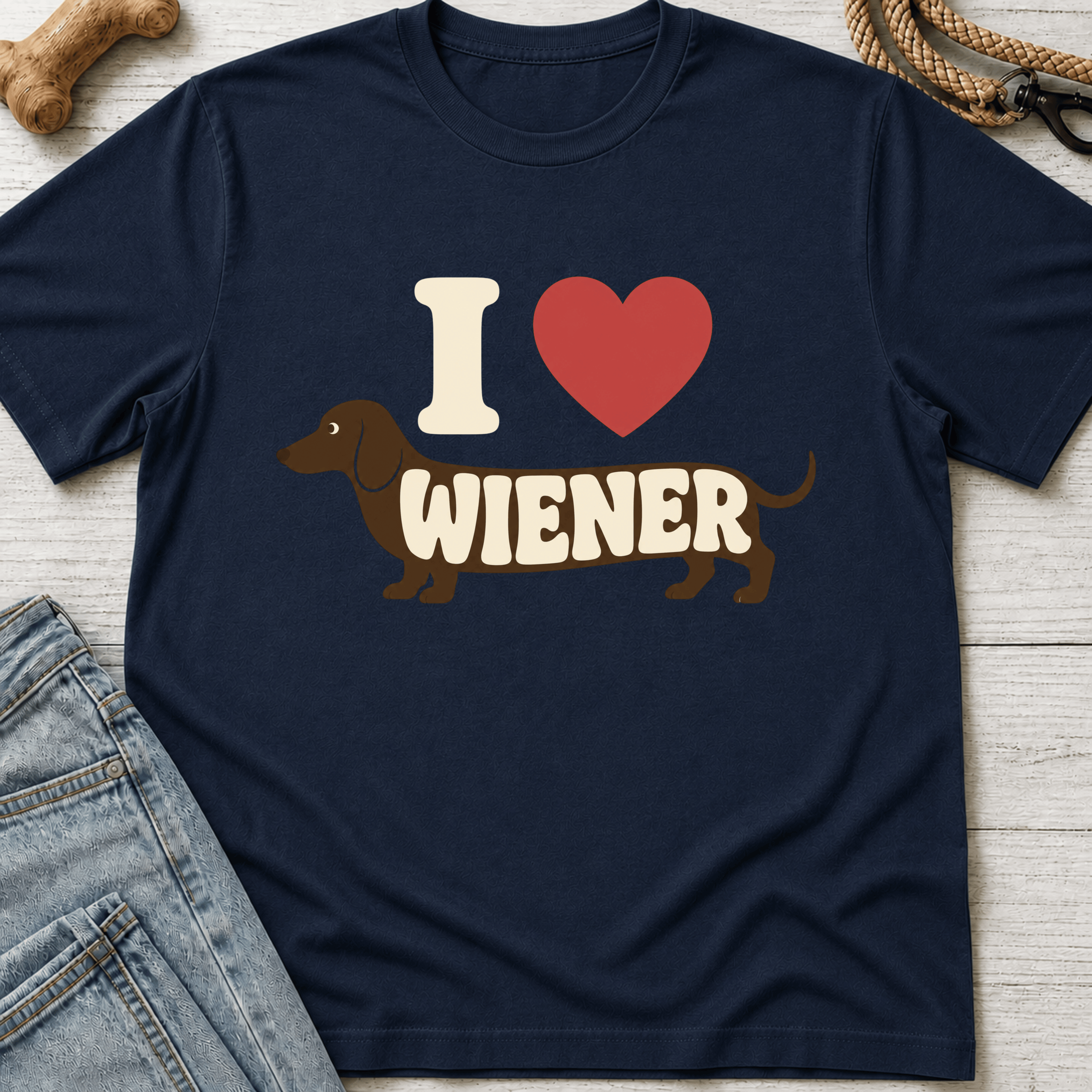 I Heart Dachshund T-Shirt