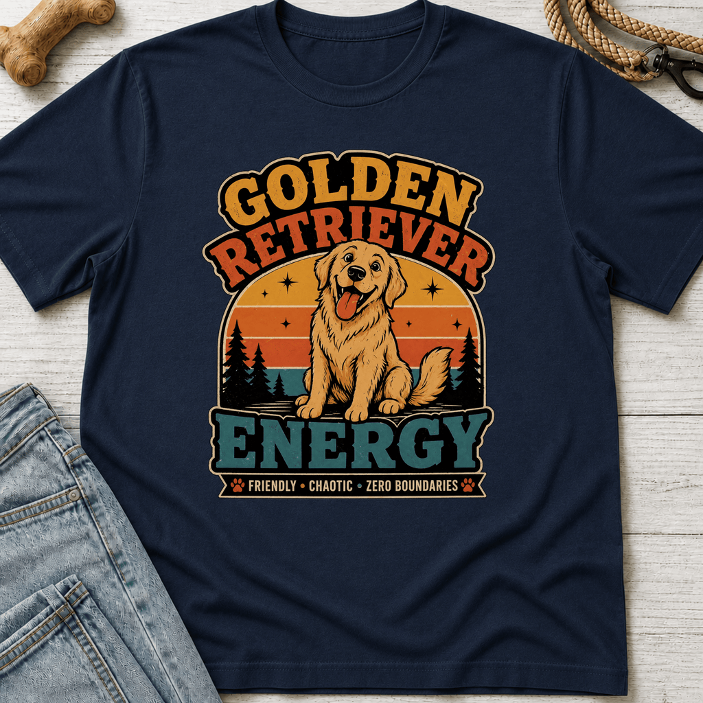 Golden Retriever Energy T-Shirt
