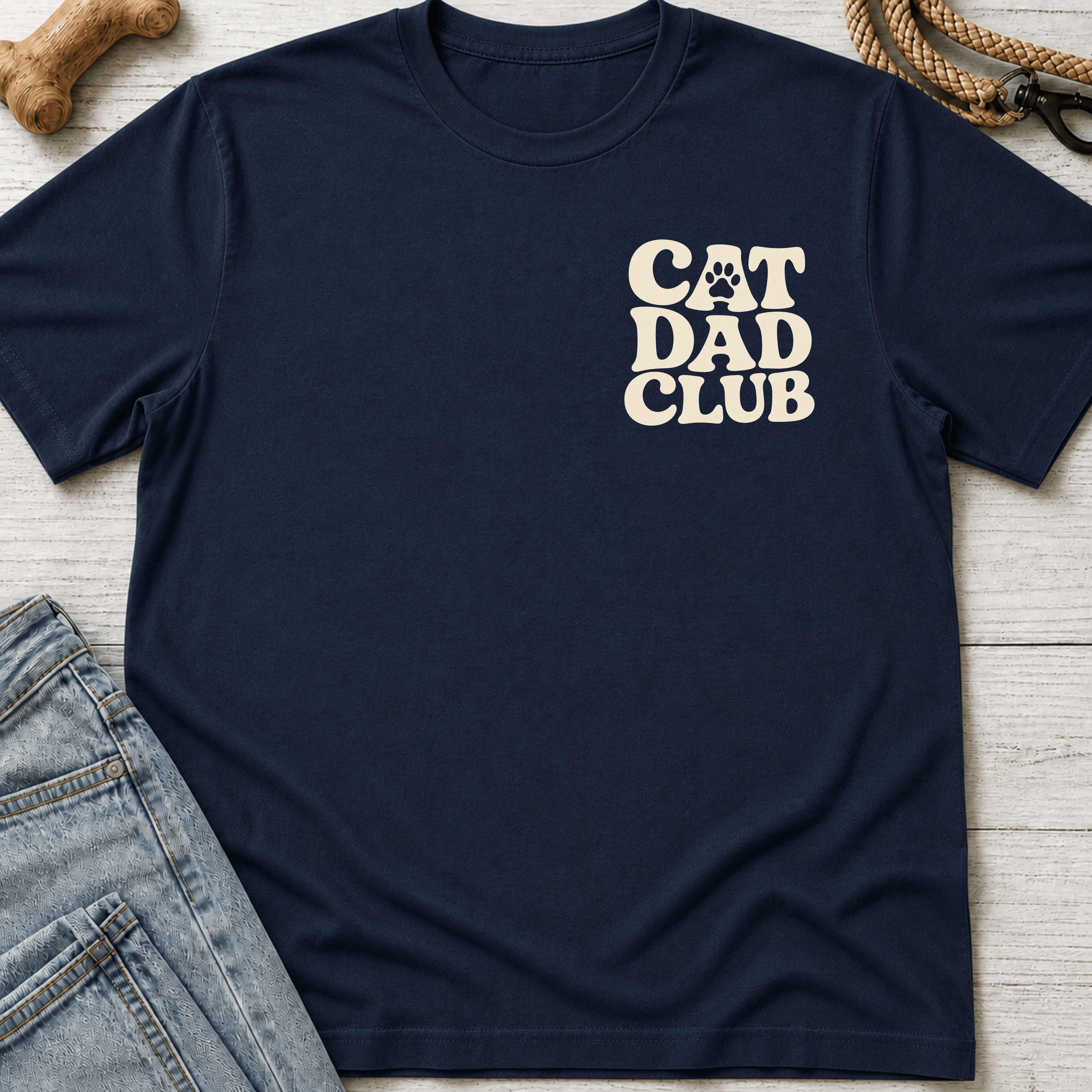 Cat Dad Club T-Shirt