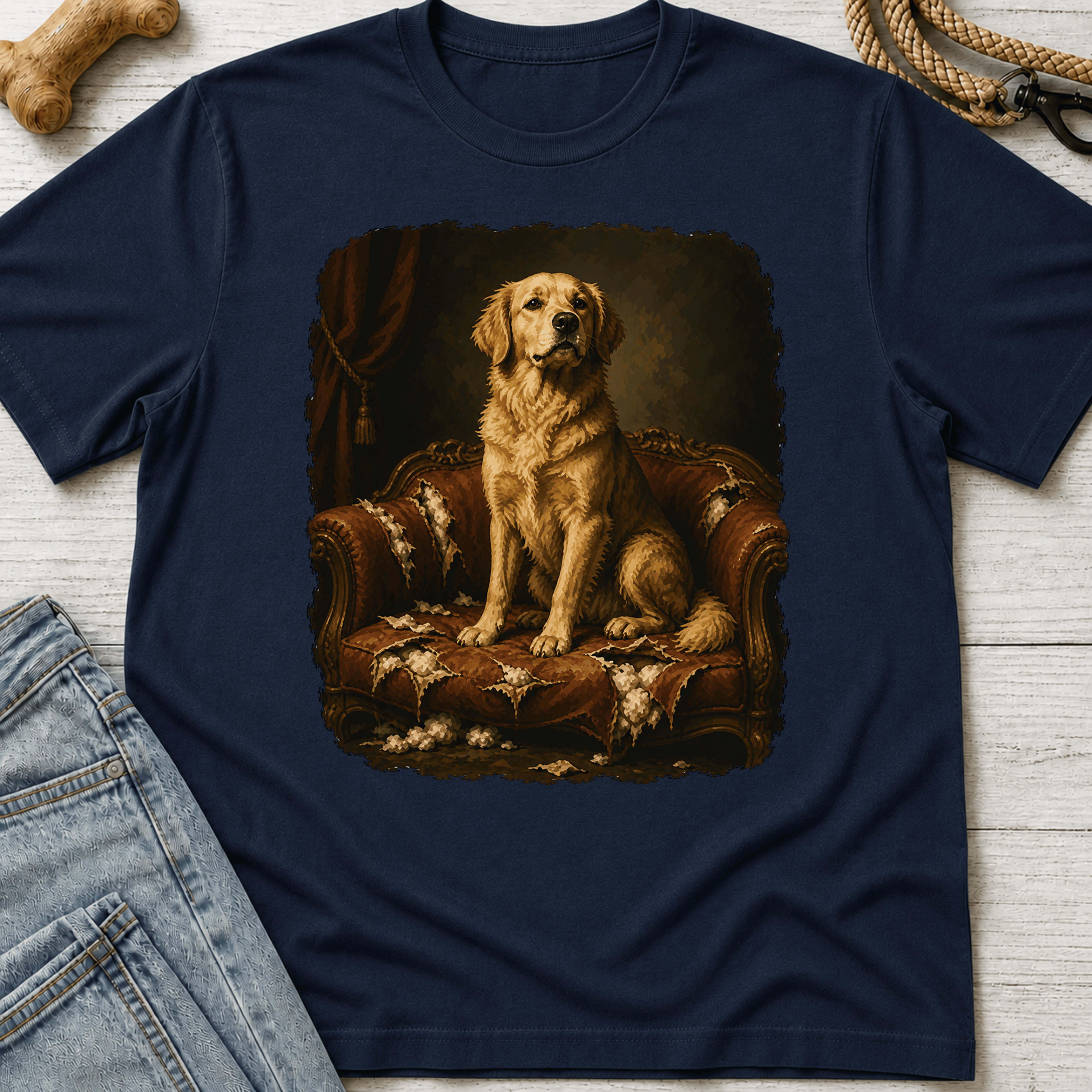 Dog vs Couch T-Shirt