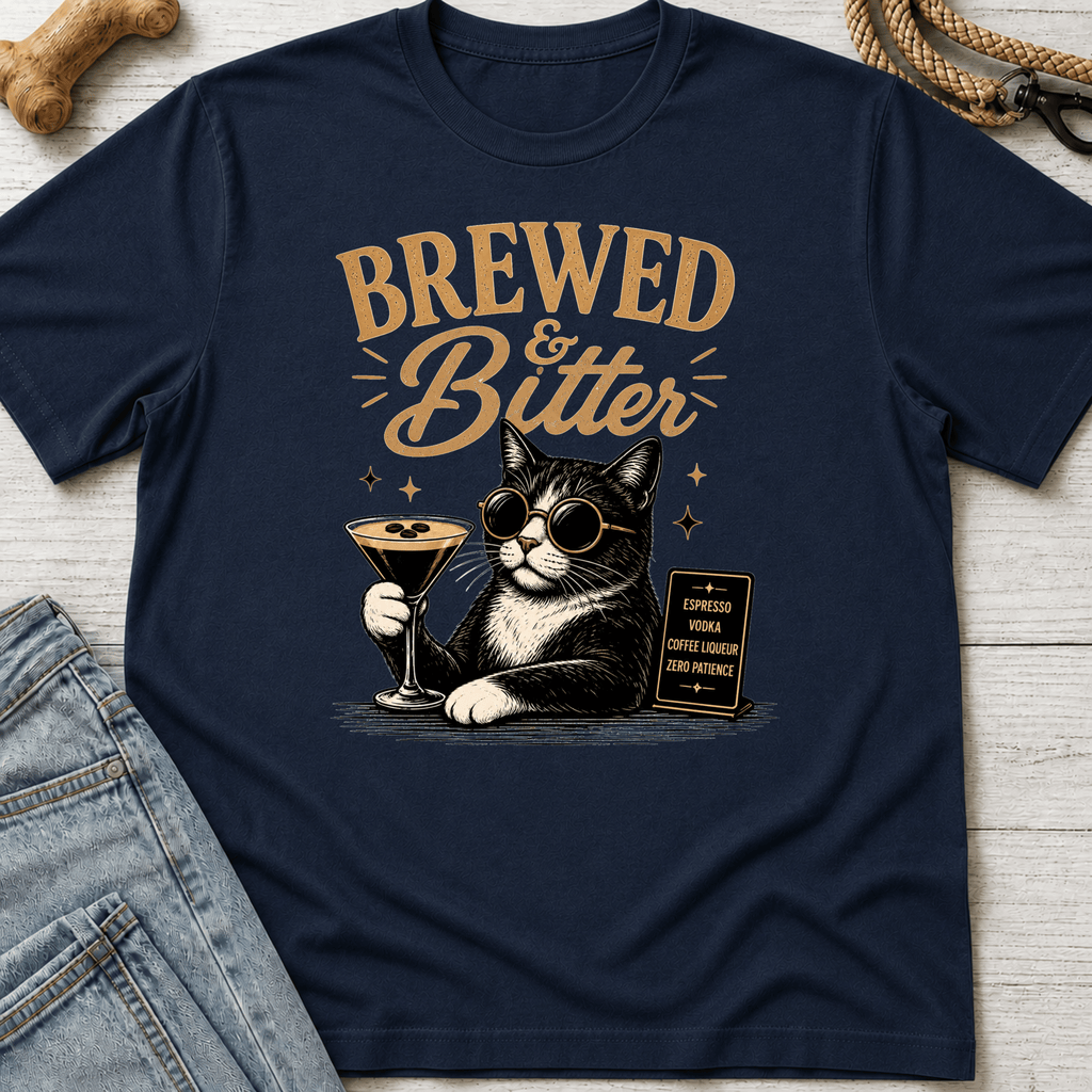 Cat Martini T-Shirt