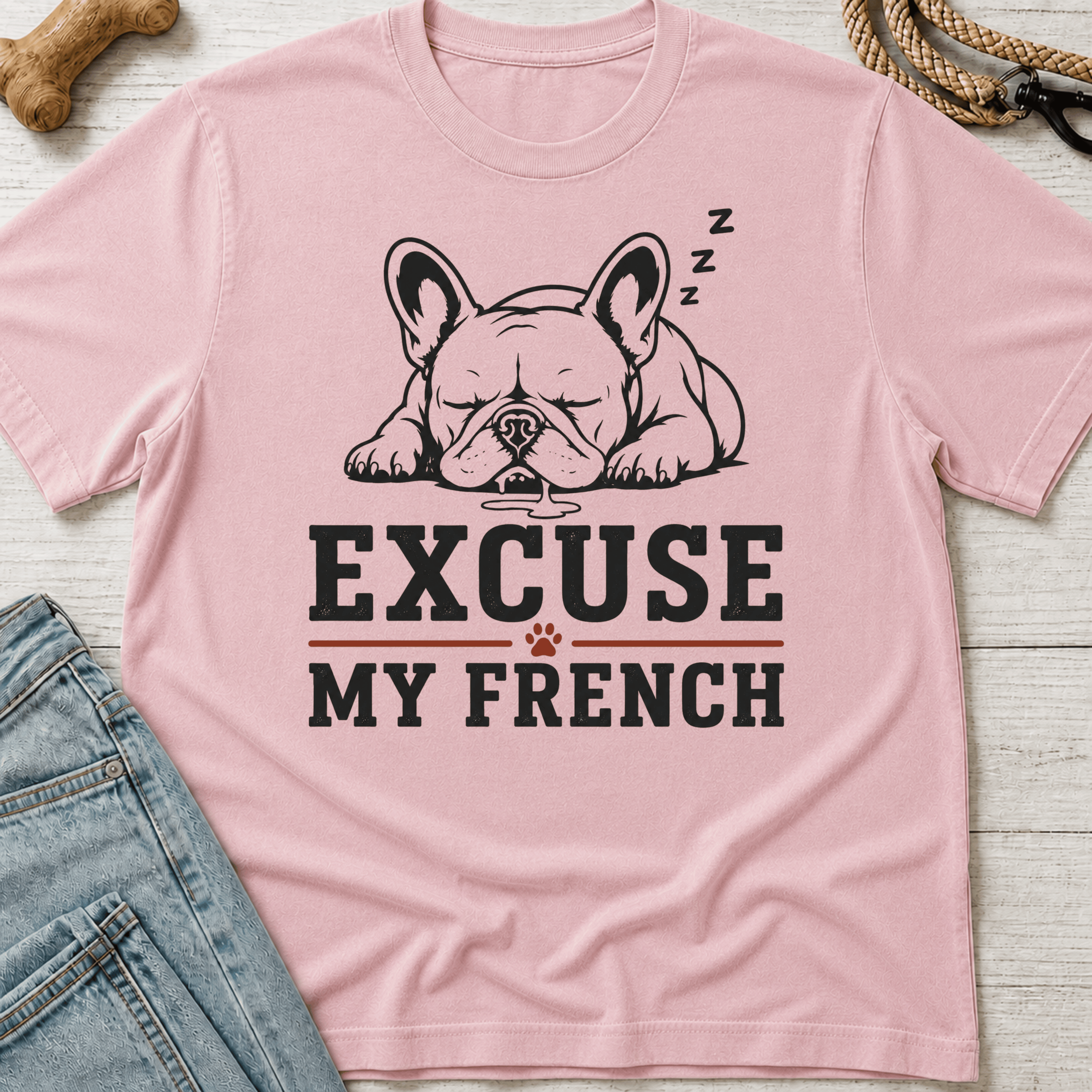 Excuse My French Drool T-Shirt