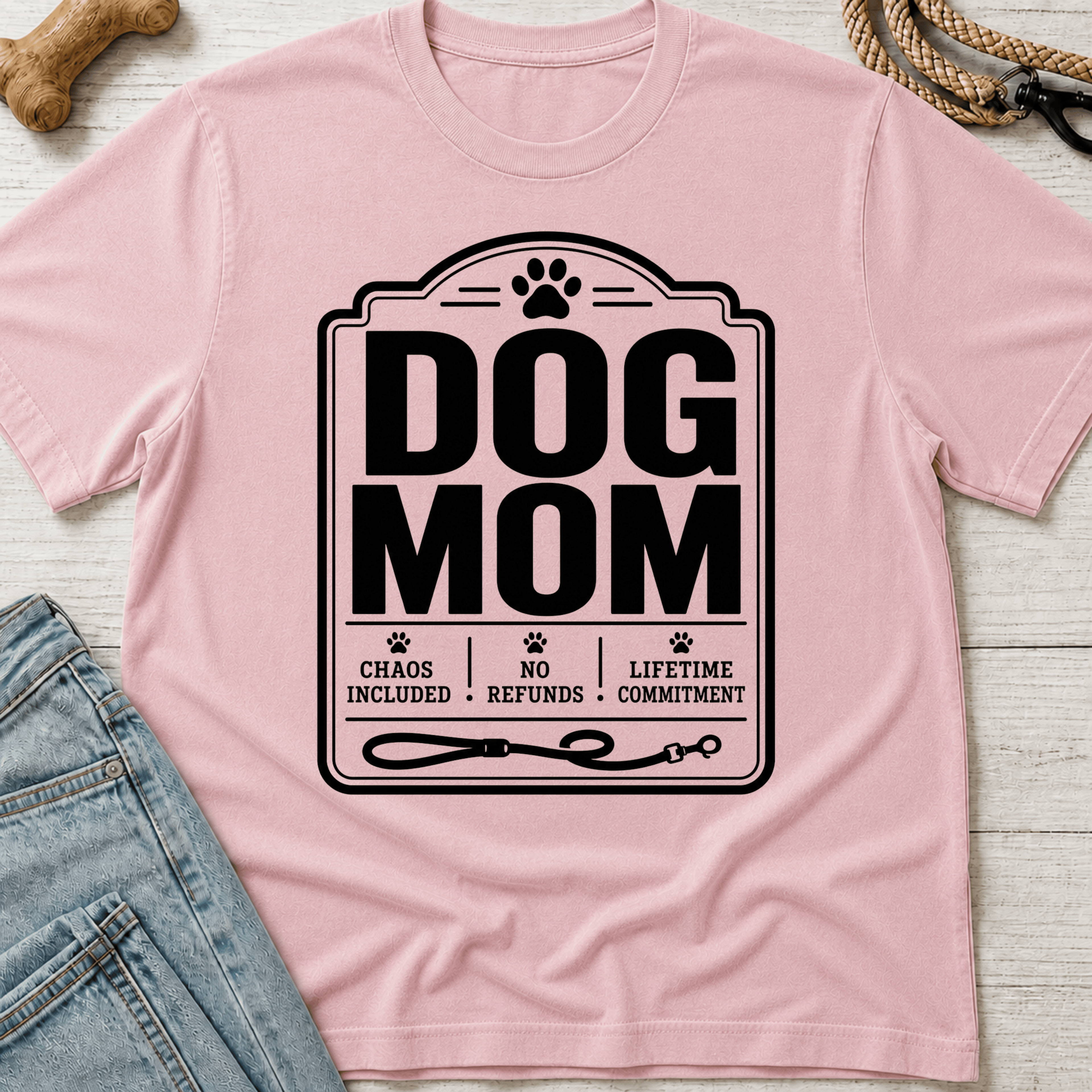 Dog Mom Tag T-Shirt