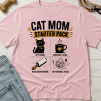 Cat Mom Starter Pack T-Shirt