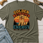 Golden Retriever Energy T-Shirt