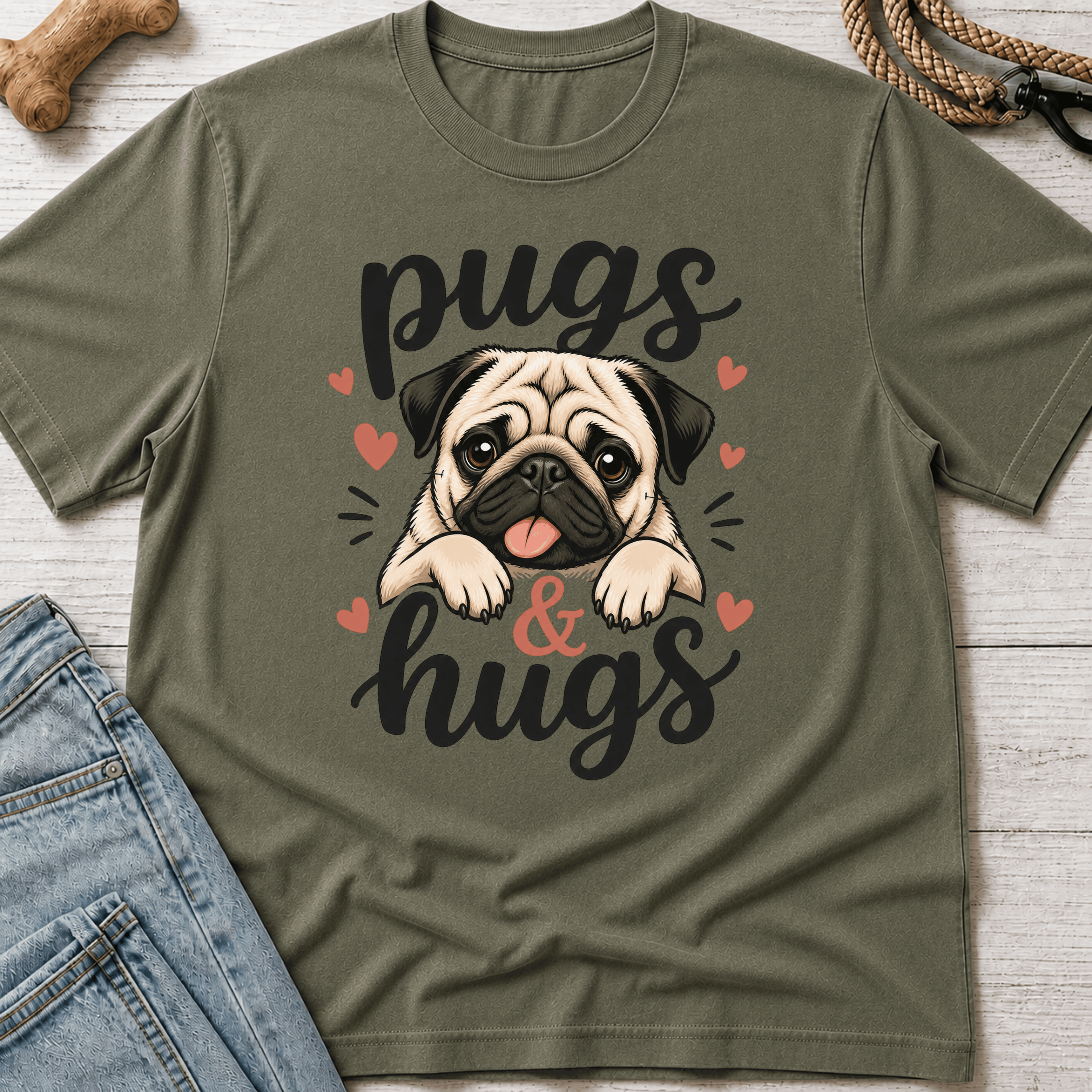 Pugs & Hugs T-Shirt
