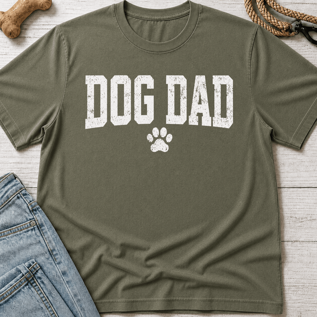 Dog Dad Pawprint T-Shirt
