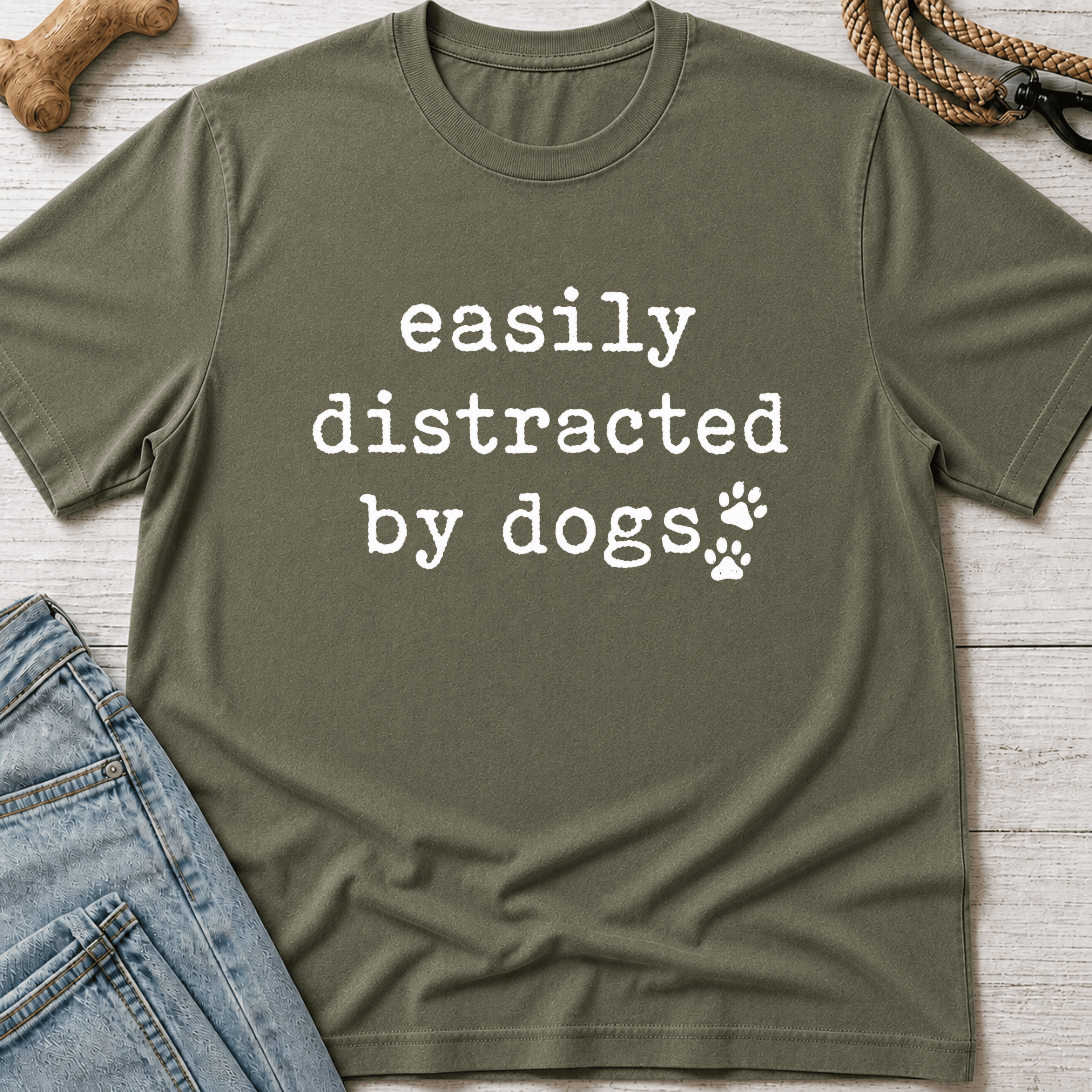 Easily Distracted By Dogs T-Shirt