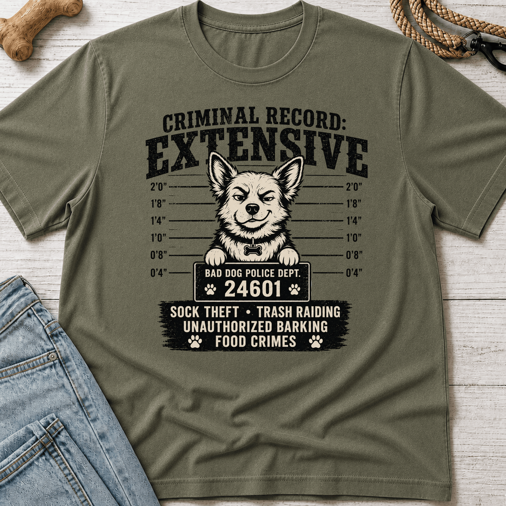 Criminal Record: Extensive T-Shirt