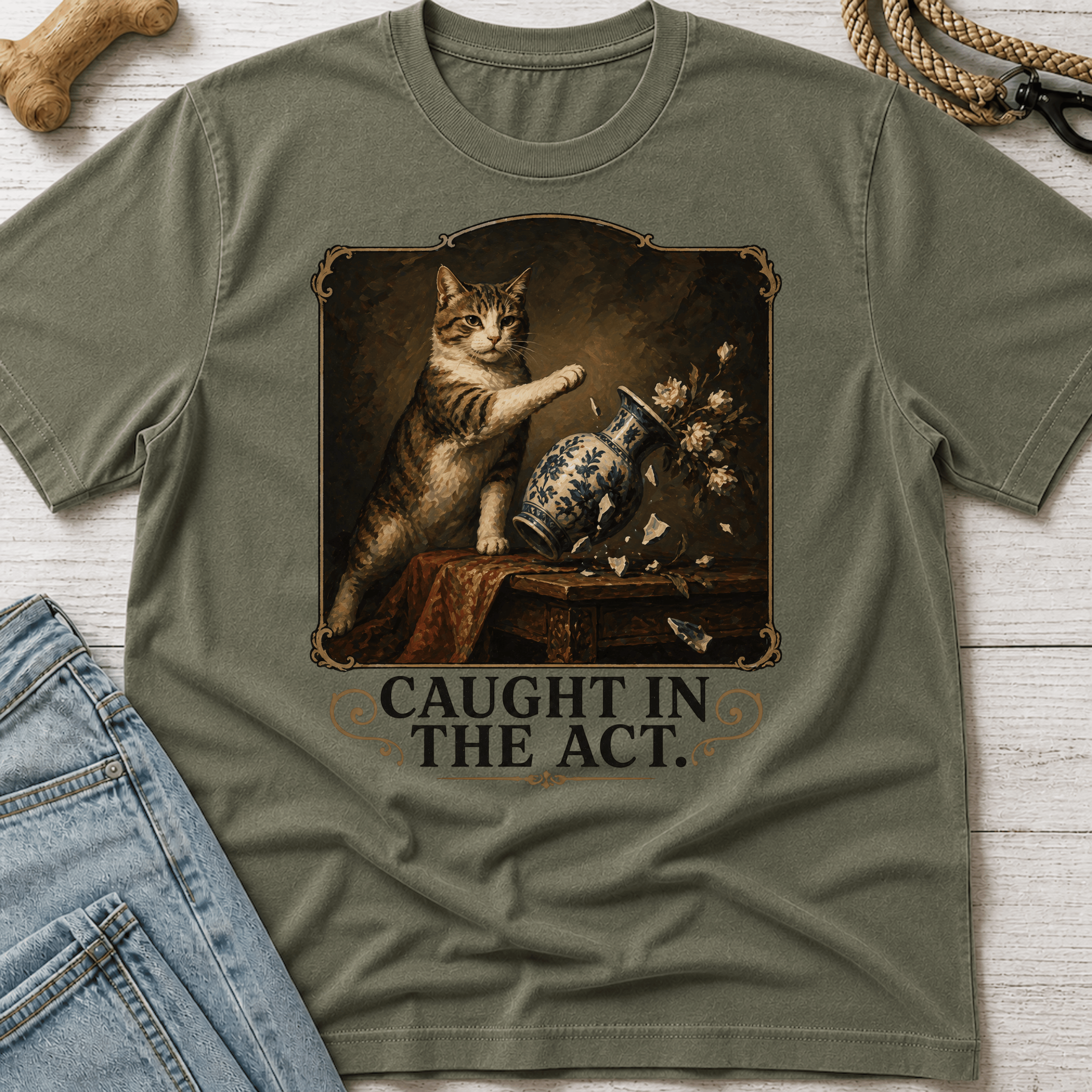 Cat in the Act T-Shirt