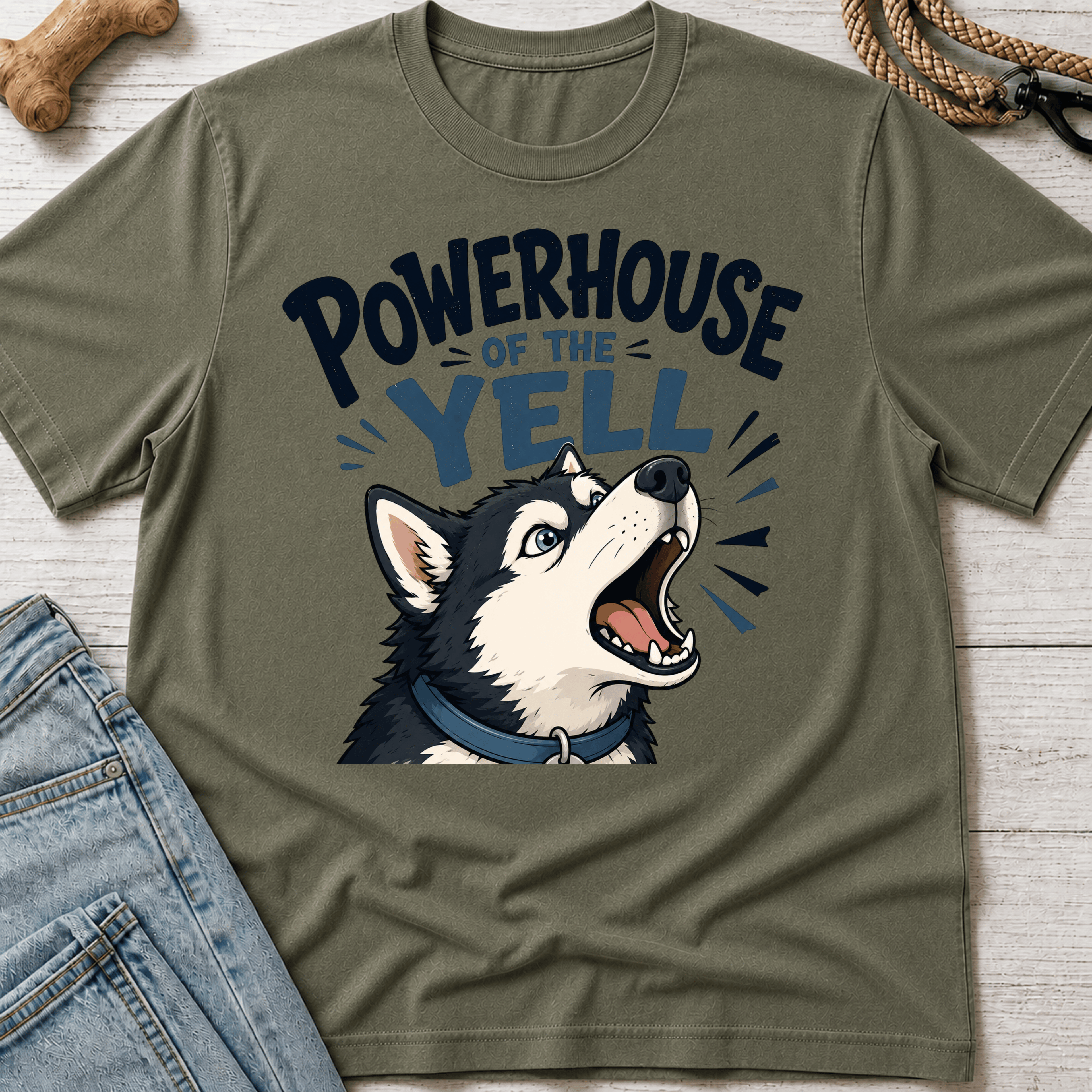 Powerhouse of the Yell Husky T-Shirt