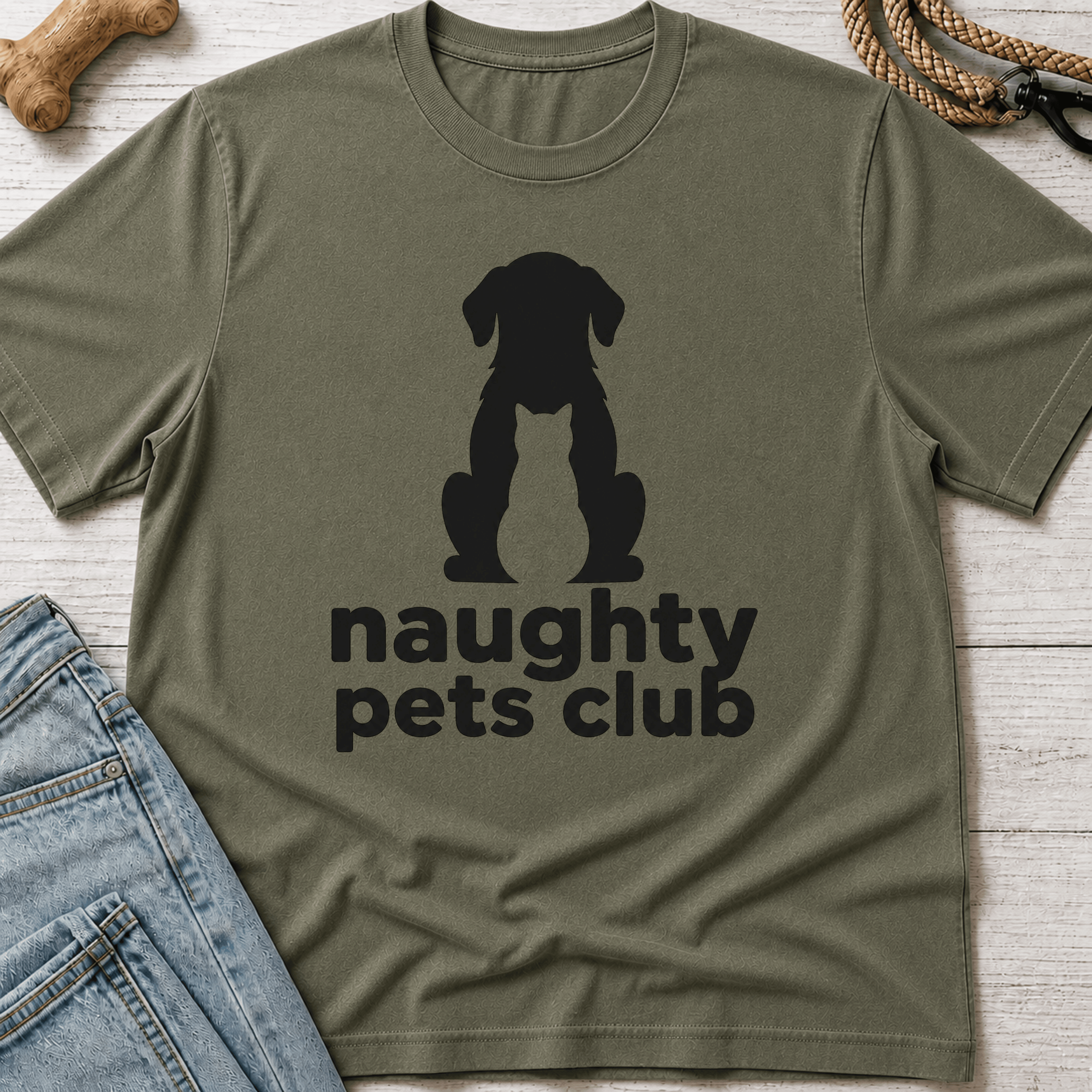 Naughty Pets Club T-Shirt