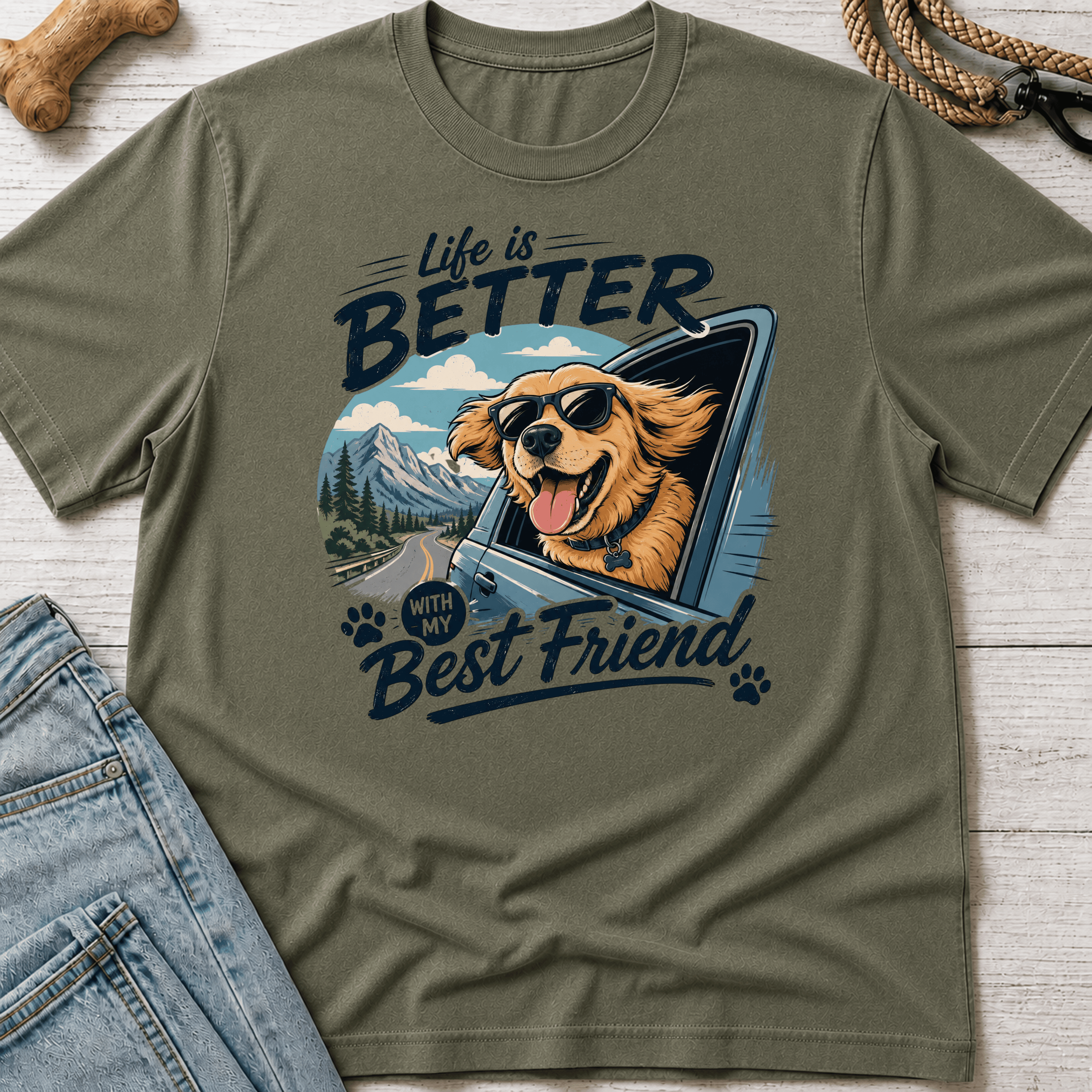 Life is Better with My Best Friend T-Shirt