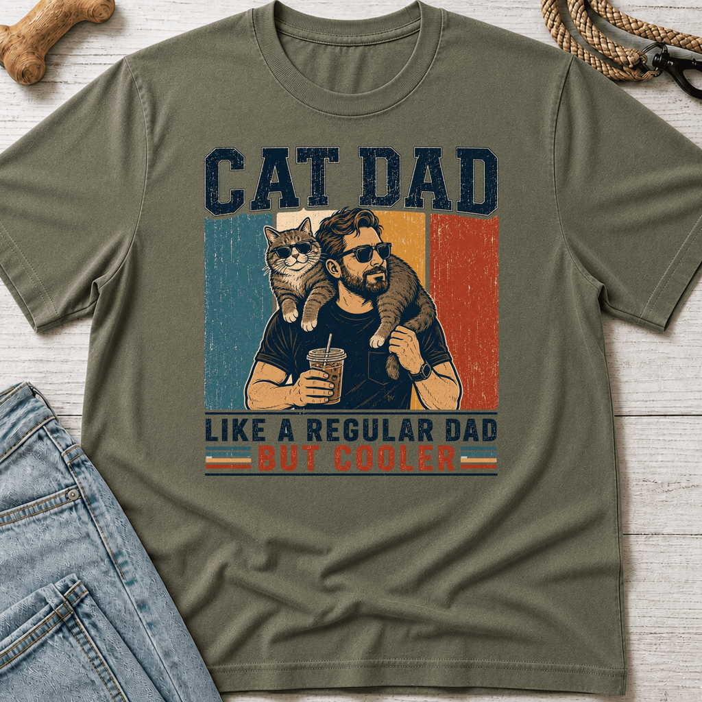 Cooler Cat Dad T-Shirt