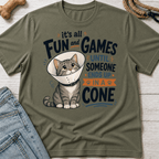 Cat Ends Up in a ConeT-Shirt