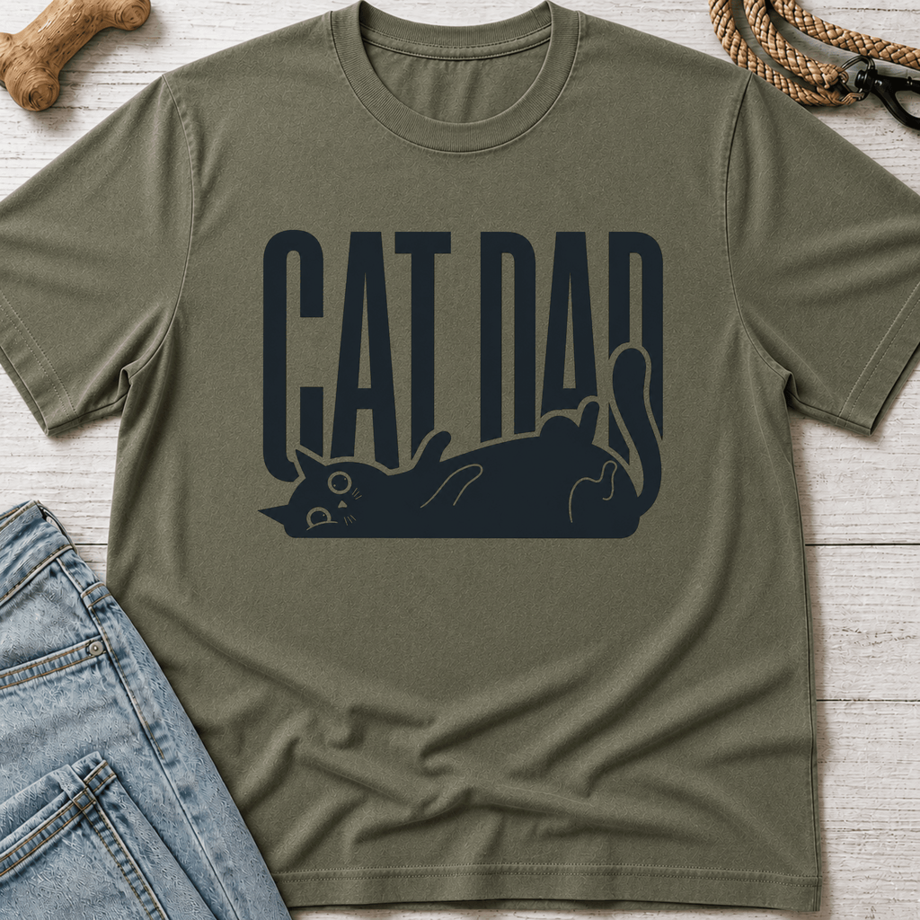 Tired Cat Dad T-Shirt