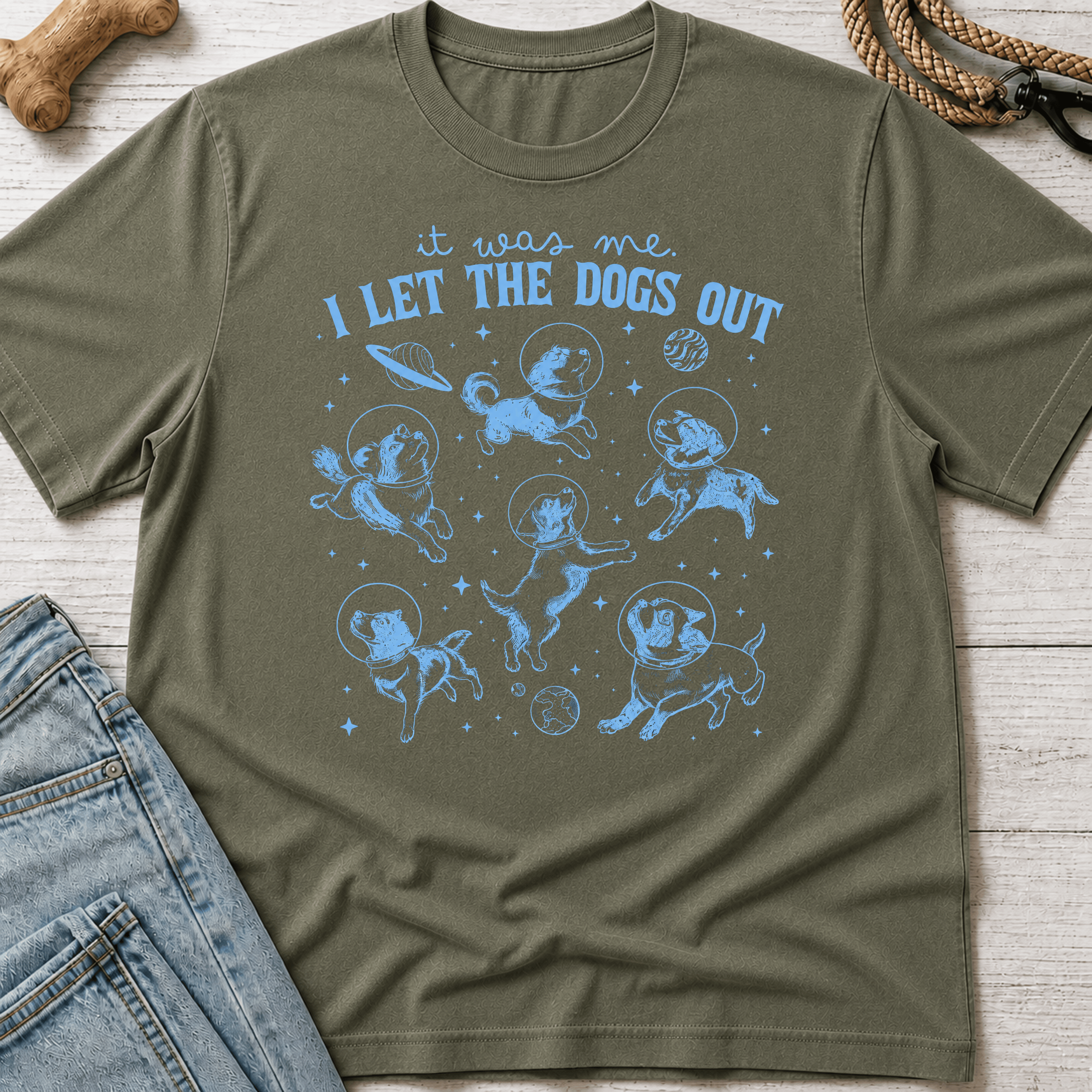 I Let the Dogs Out T-Shirt
