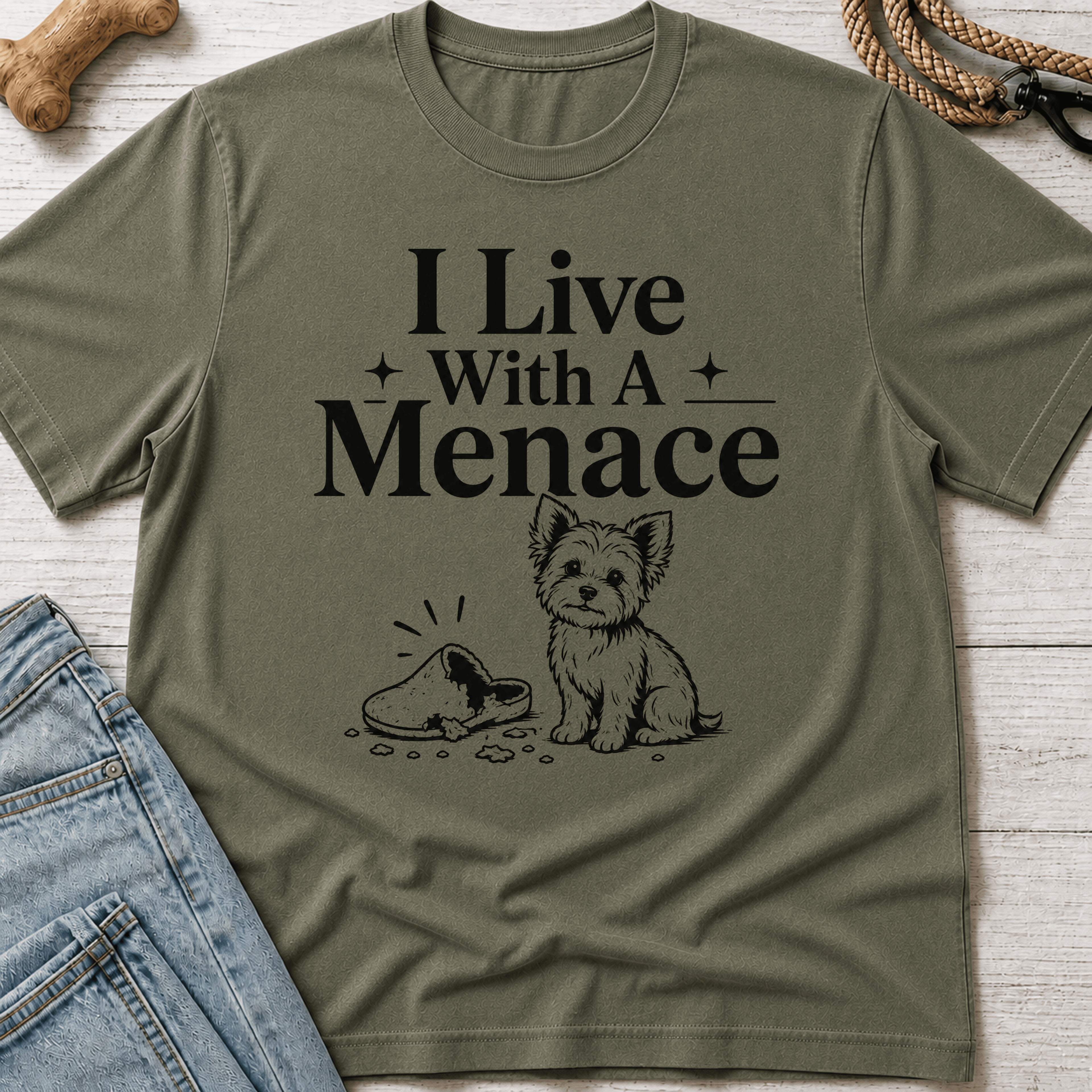 Menace Yorkie T-Shirt