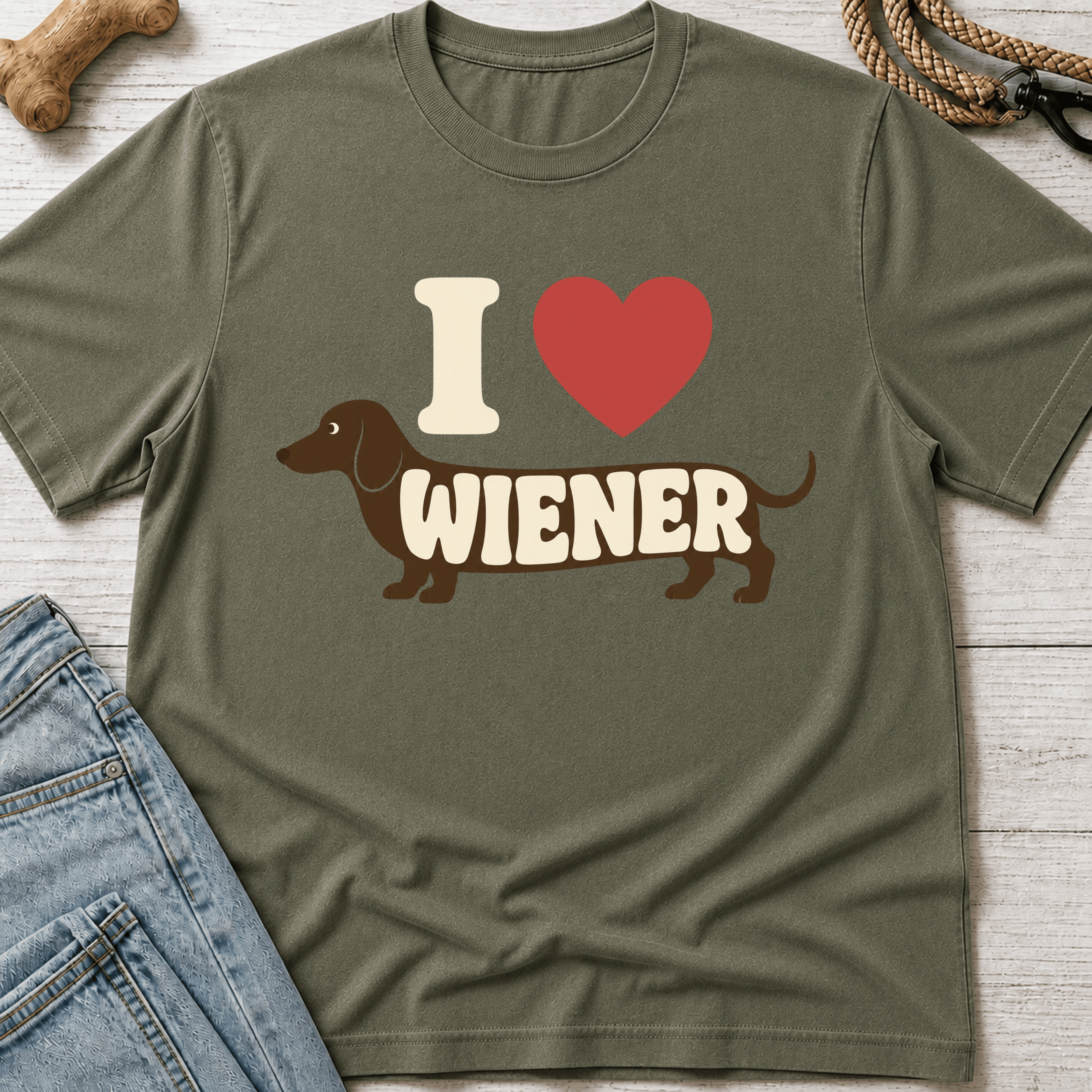 I Heart Dachshund T-Shirt