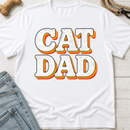Cat Dad Retro T-Shirt
