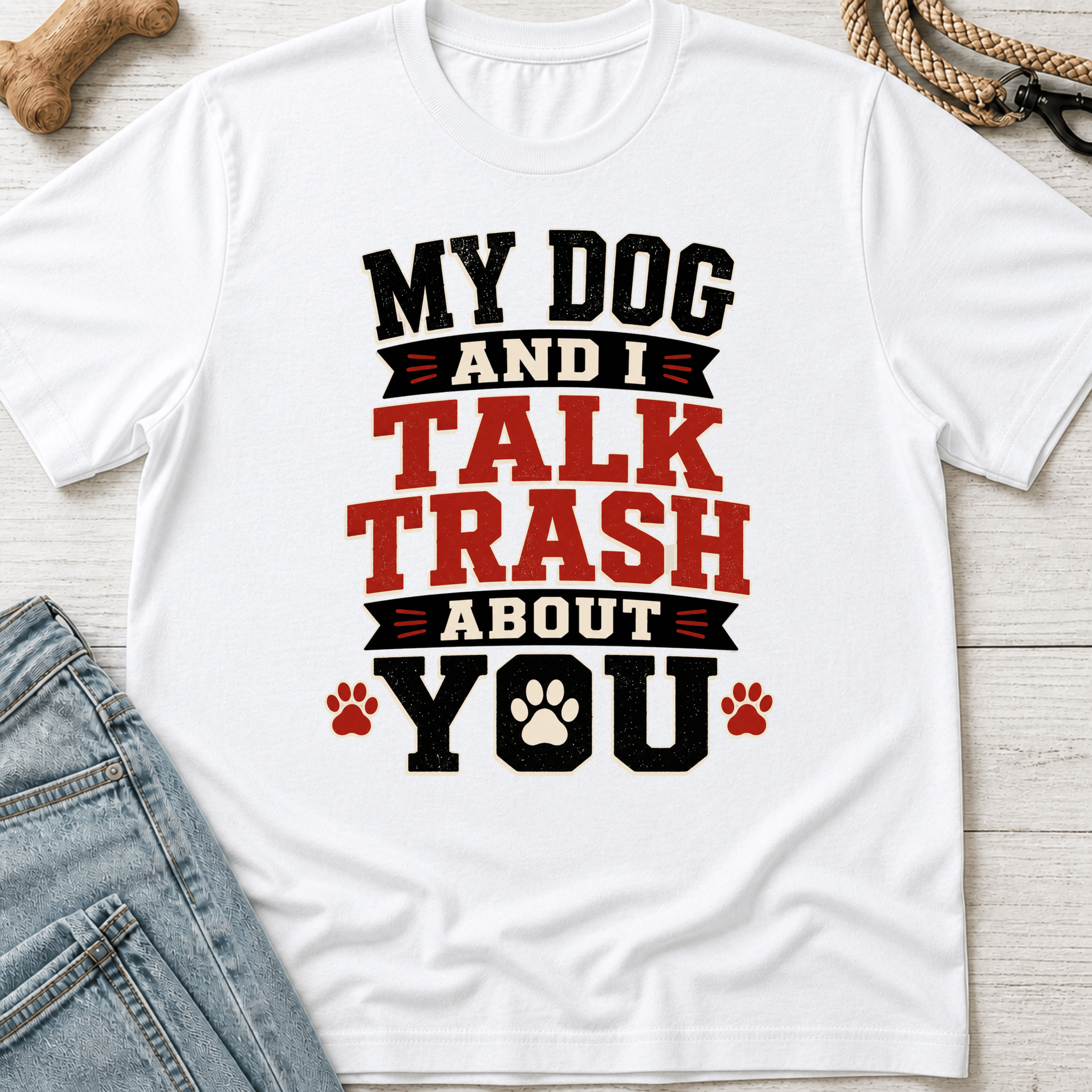 Trash Talk With My Dog T-Shirt